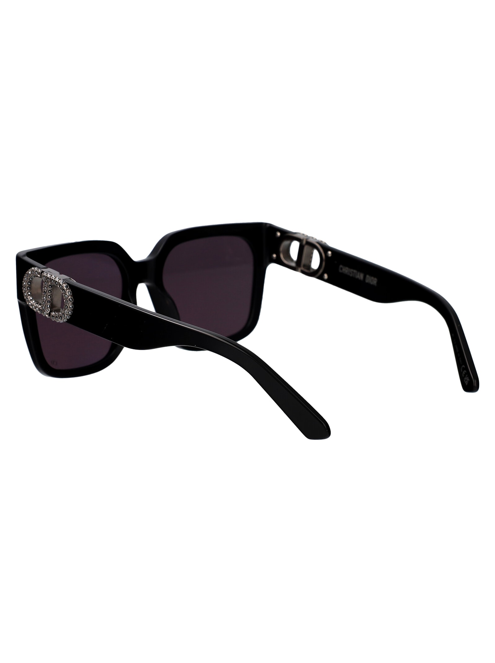 Shop Dior 30montaigne S11i Sunglasses In 14a7 Black/other / Smoke Mirror