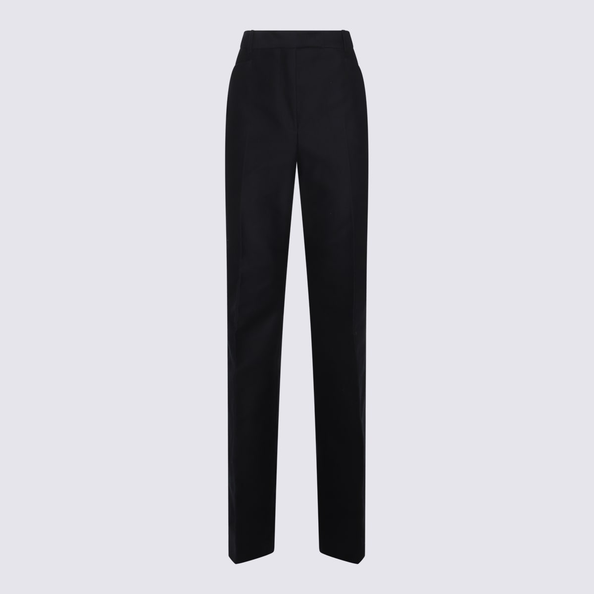 Shop Tom Ford Navy Blue Cotton Pants