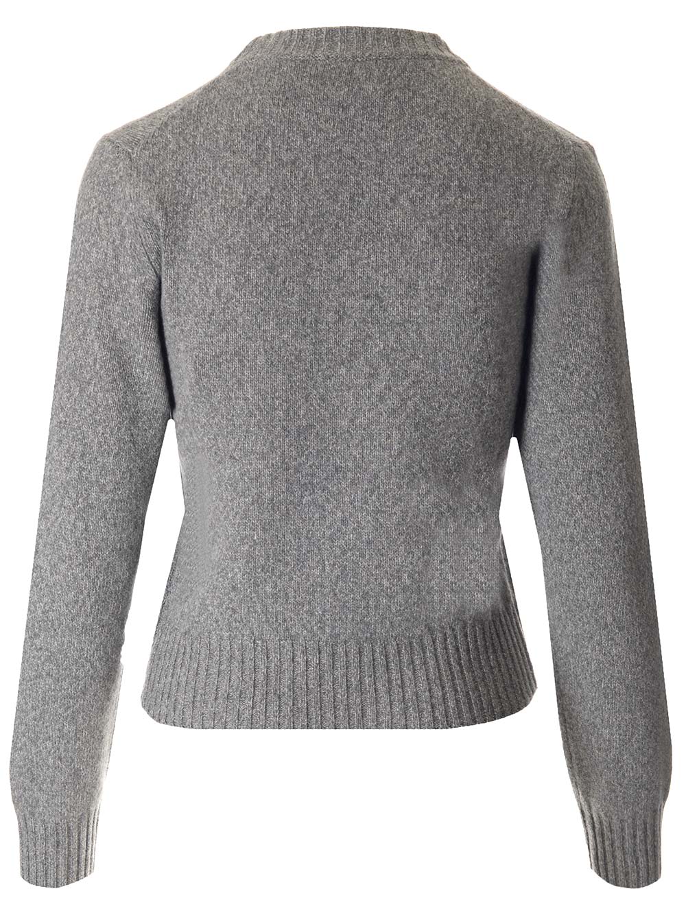 Shop Ami Alexandre Mattiussi Tricotine Sweater In Grey