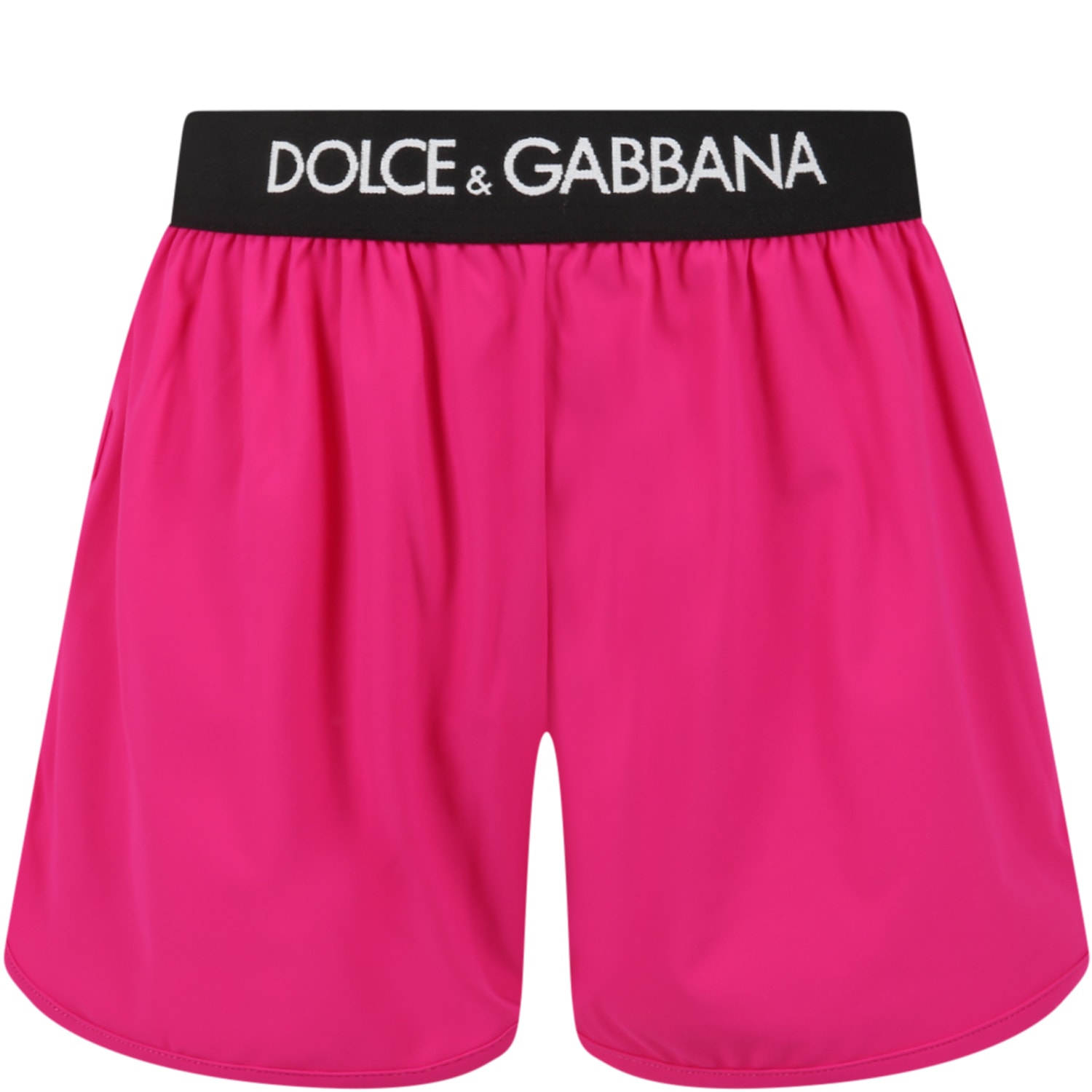 Dolce & Gabbana Fuchsia Swimshort For Girl