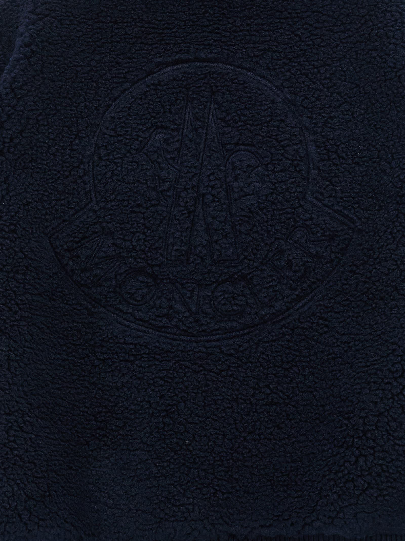 Moncler Teddy Hoodie In Blue