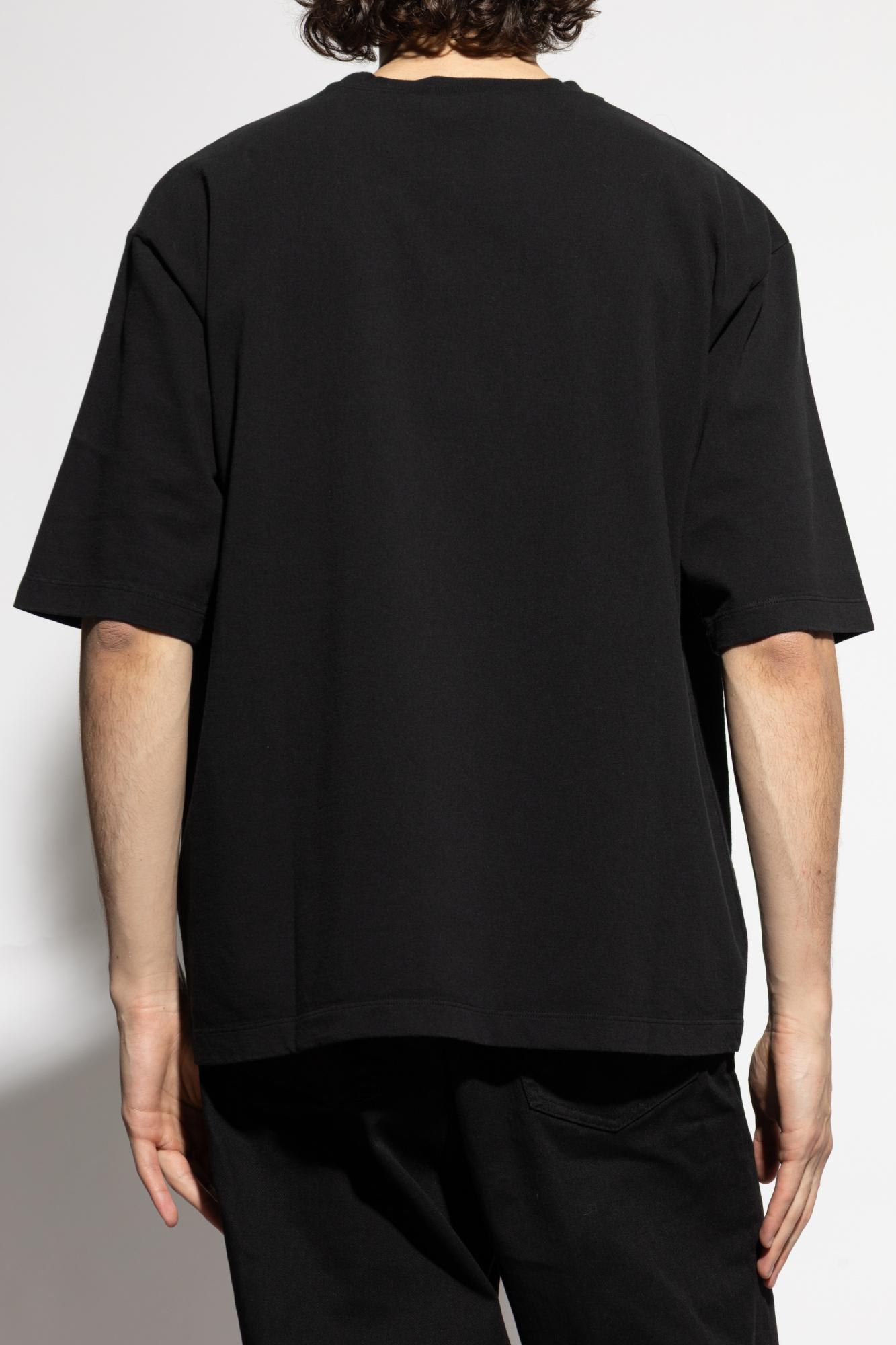 Dsquared2 Loose-fit Signature T-shirt In Black