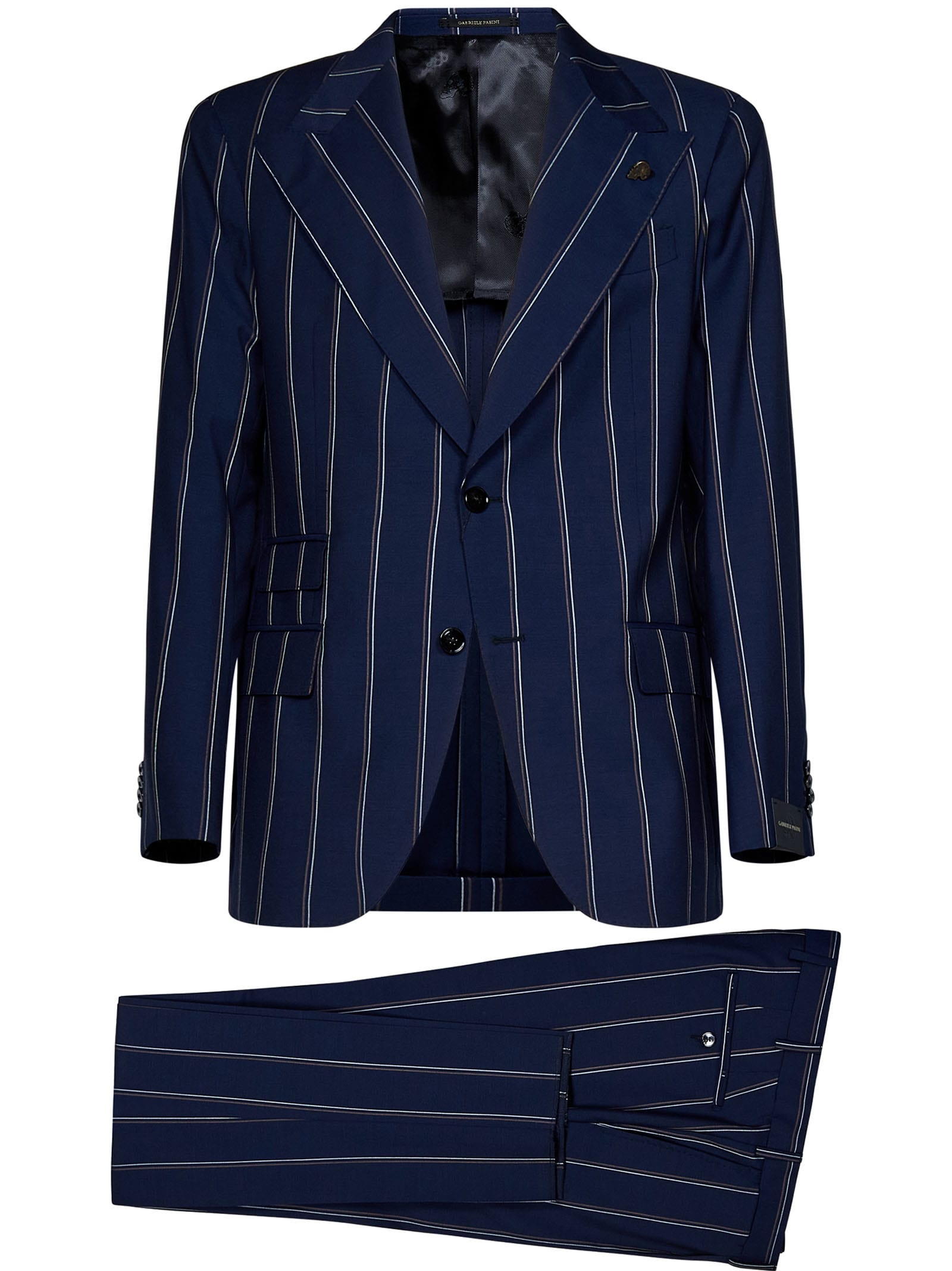 Gabriele Pasini Suit In Blue | ModeSens