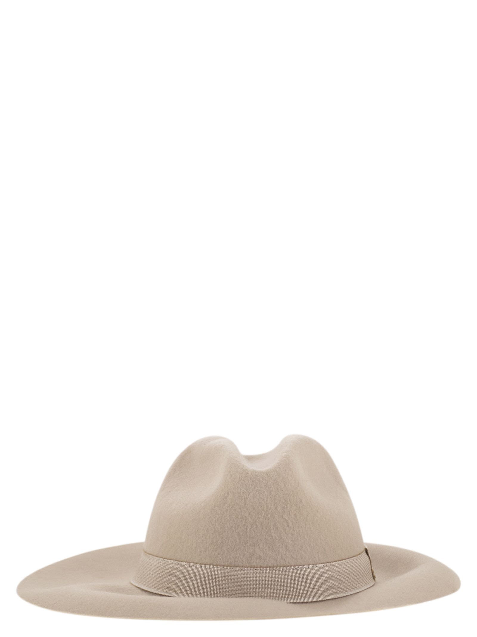 Fay Women Wool Felt Hat In Neutral