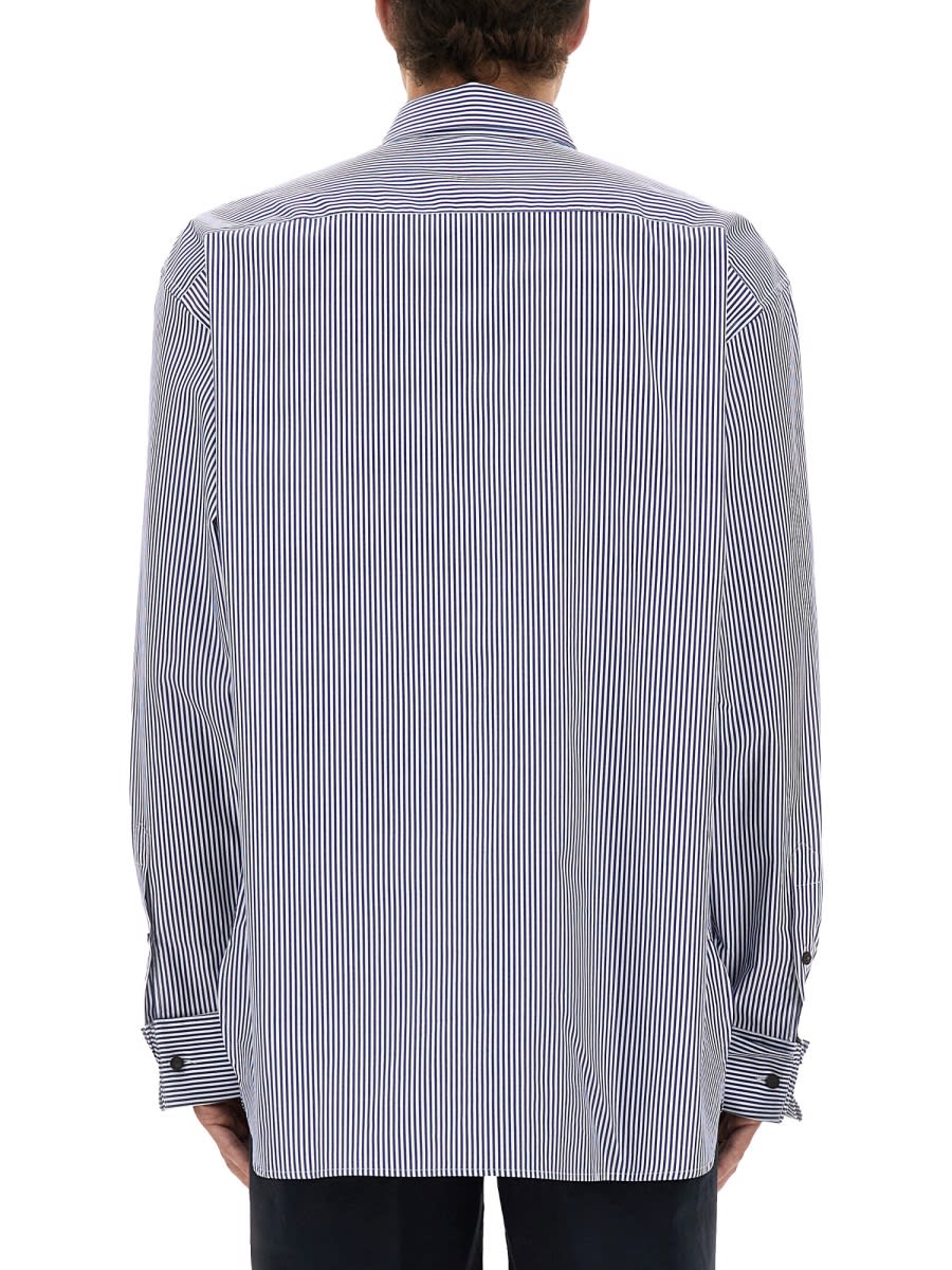 Dries Van Noten Striped Shirt In Multi