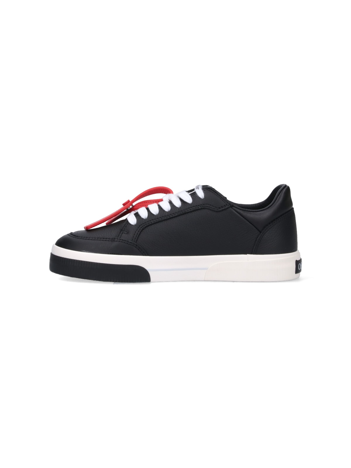 Shop Off-white New Vulcanized Low-top Sneakers In Black