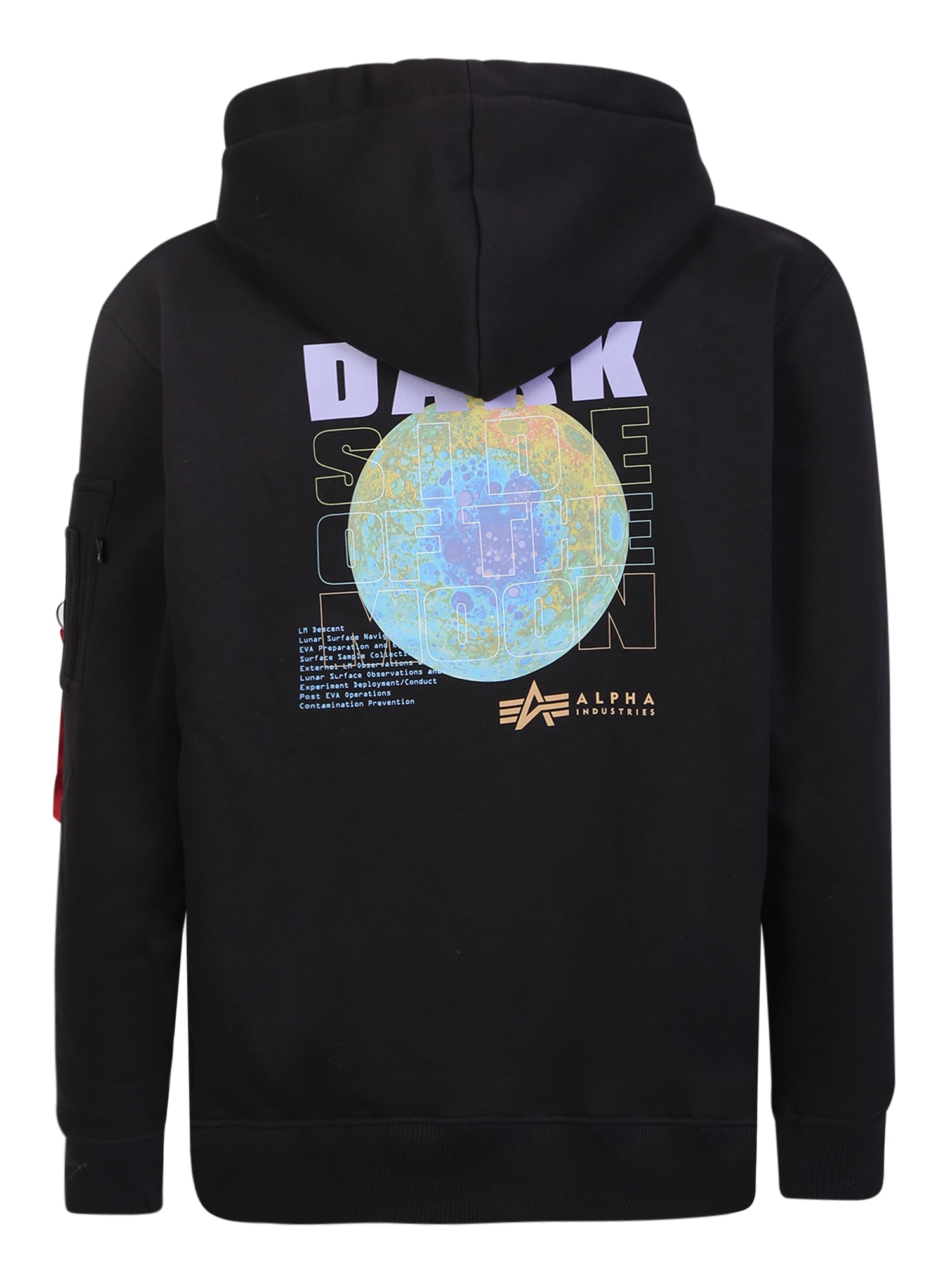 Alpha Industries Space Shuttle Hoodie In Black