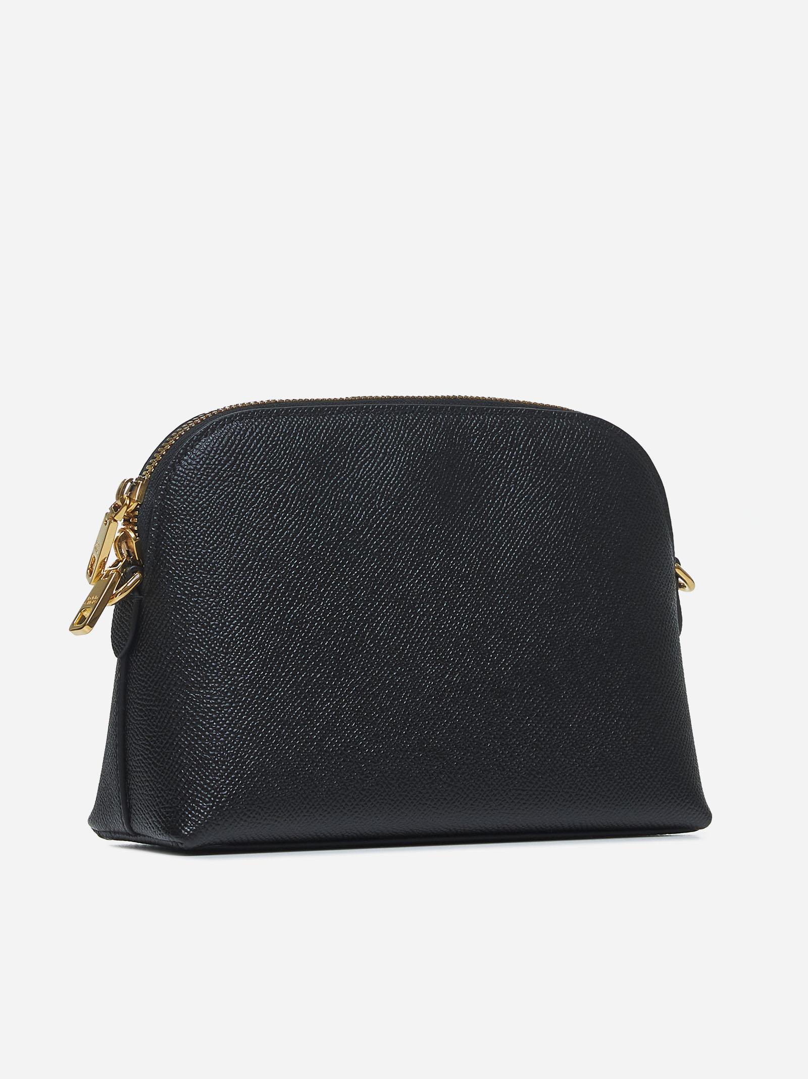 Dolce & Gabbana Black Mini Bag With Shoulder Strap In Black