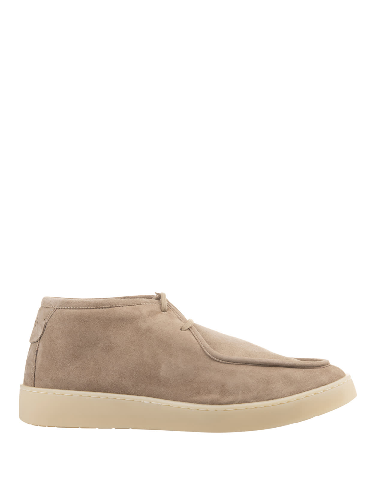 St. Bart Ankle Boots In Beige Suede