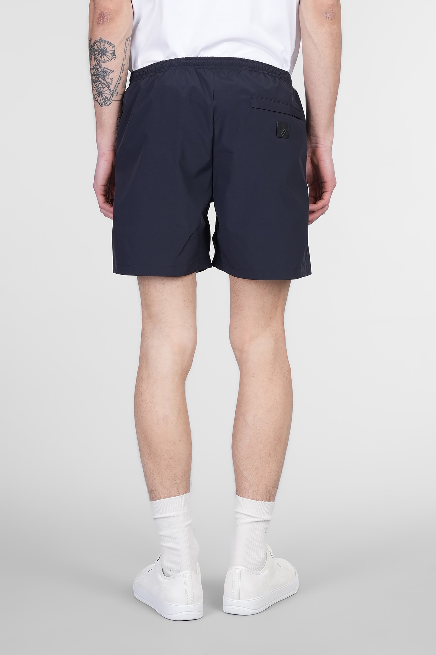 Lanvin Shorts In Blue Polyester