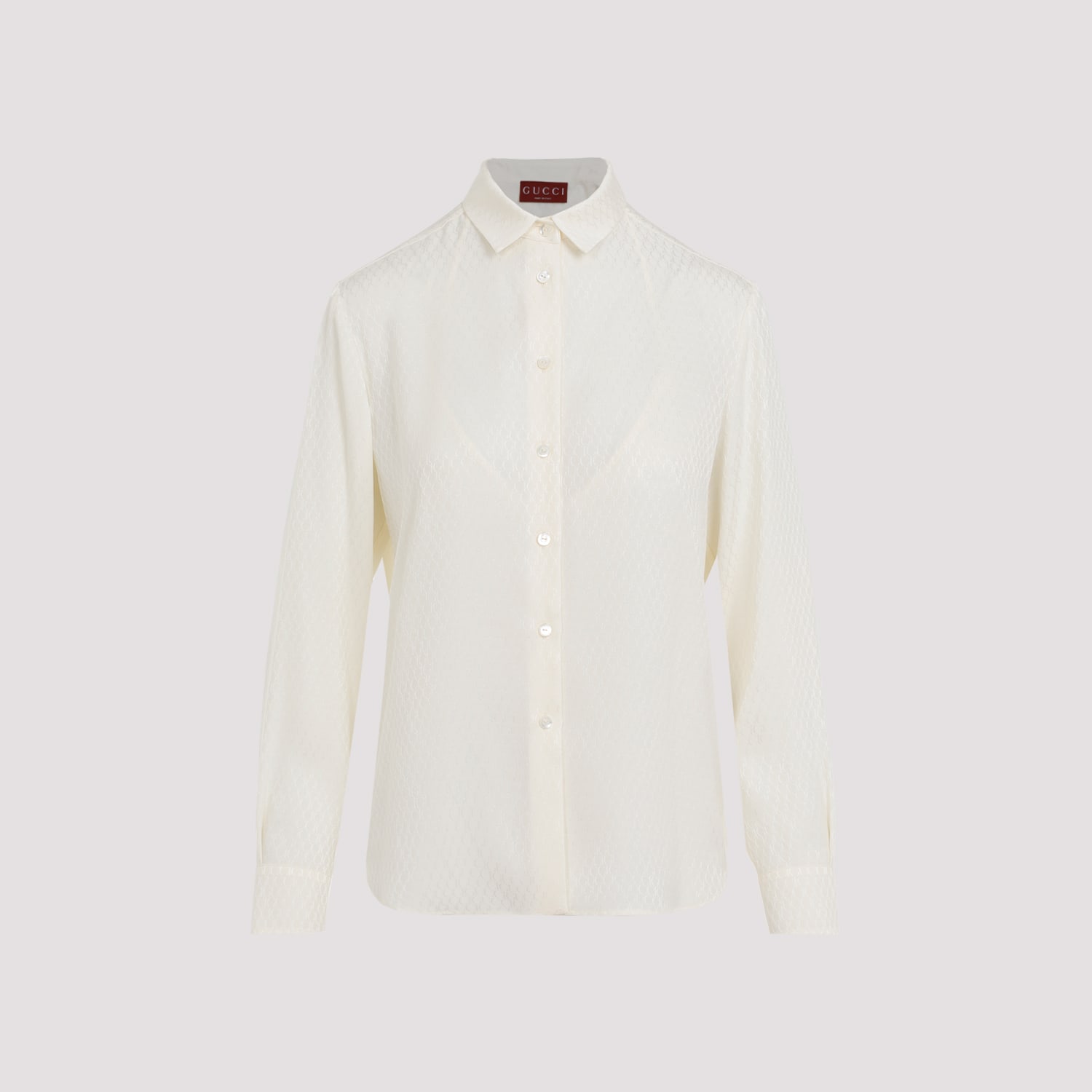 Shop Gucci Top In Ivory