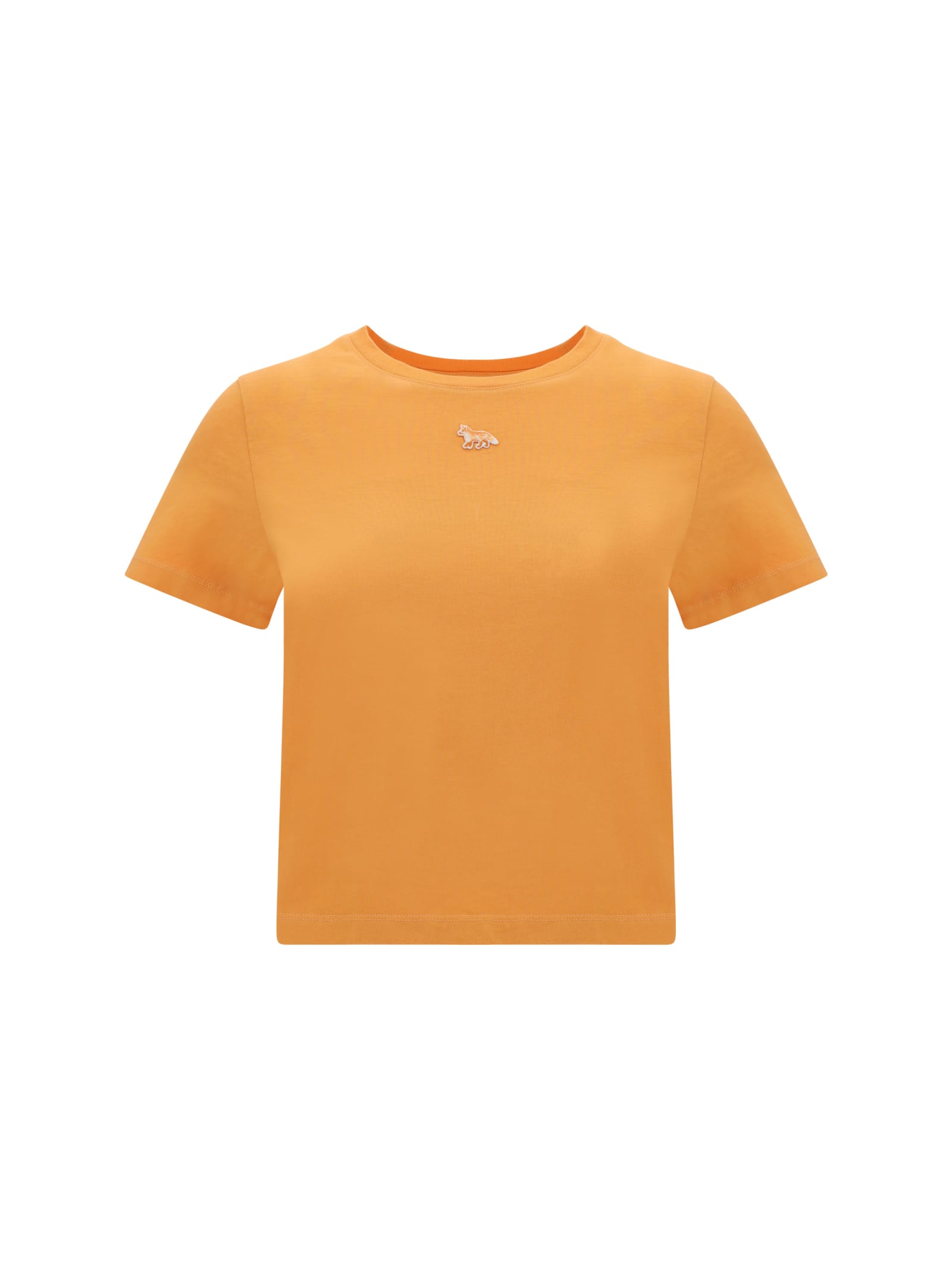 Shop Maison Kitsuné T-shirt In Orange