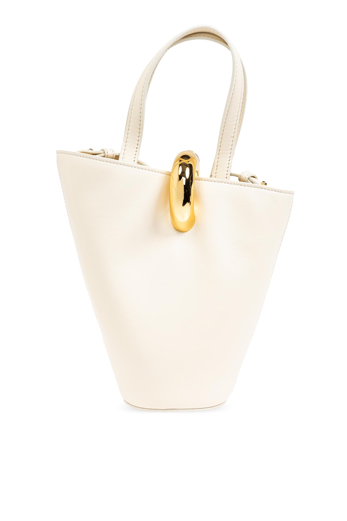 Shop Jacquemus Shoulder Bag Bambola In Cream