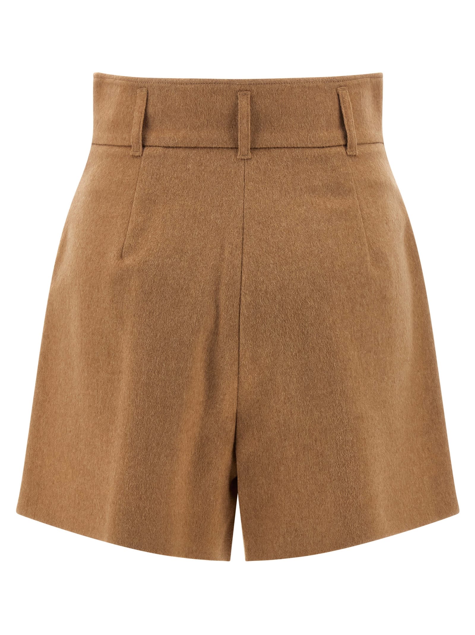Max Mara Lola Bermuda And Short Brown In Brown