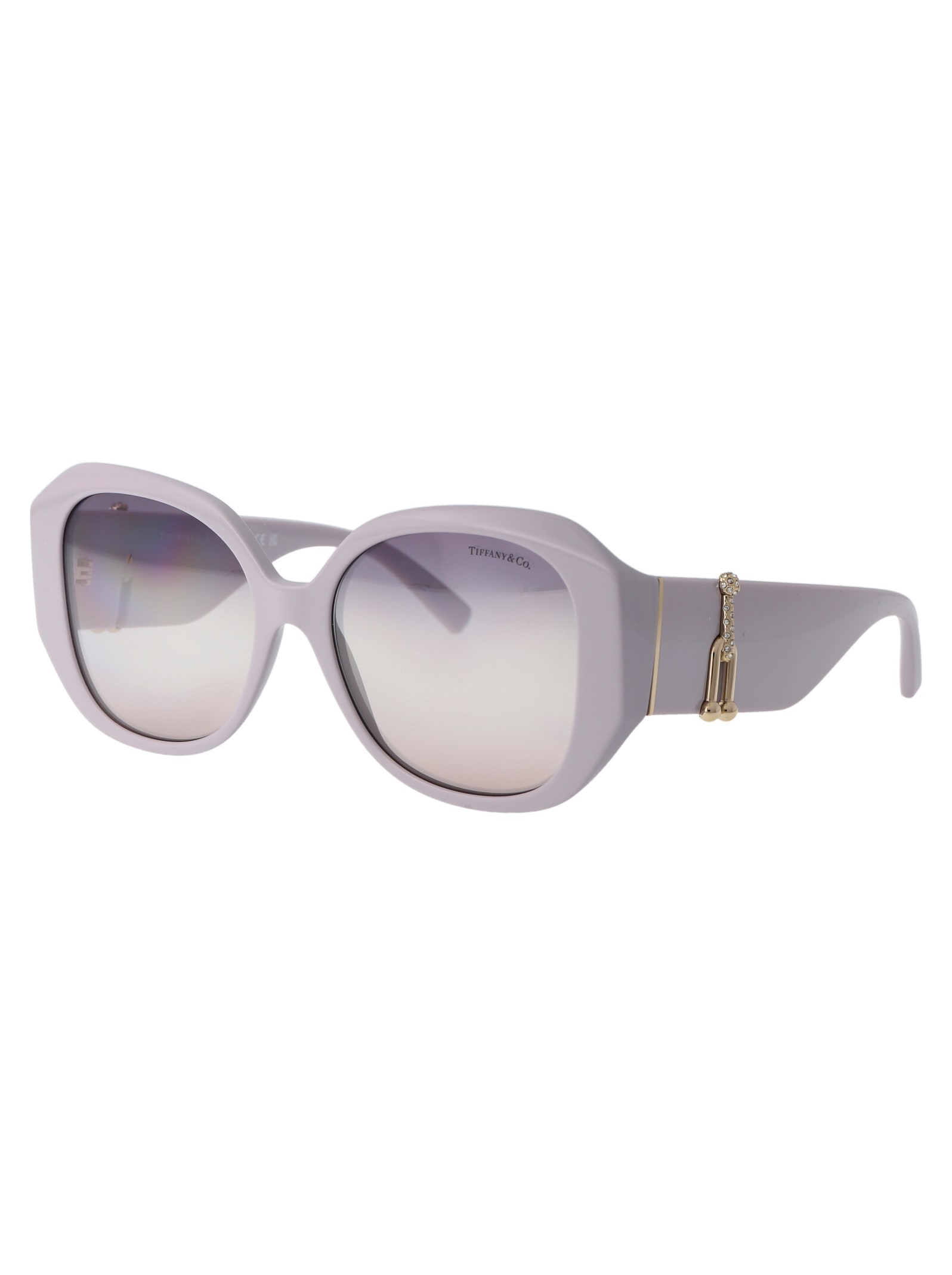 Shop Tiffany &amp; Co. 0tf4207b Sunglasses In 8381el Orchid Ice