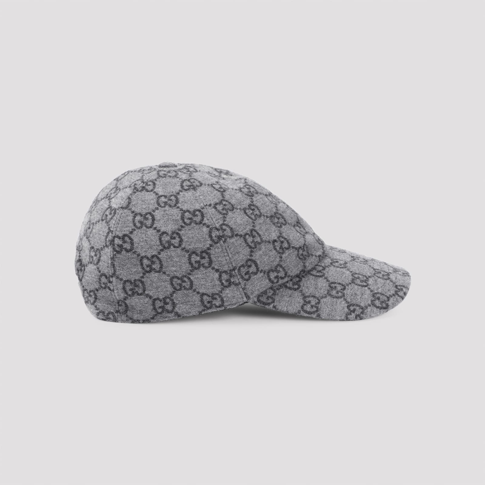 Shop Gucci M Dailly Hat In Grey Dark Grey