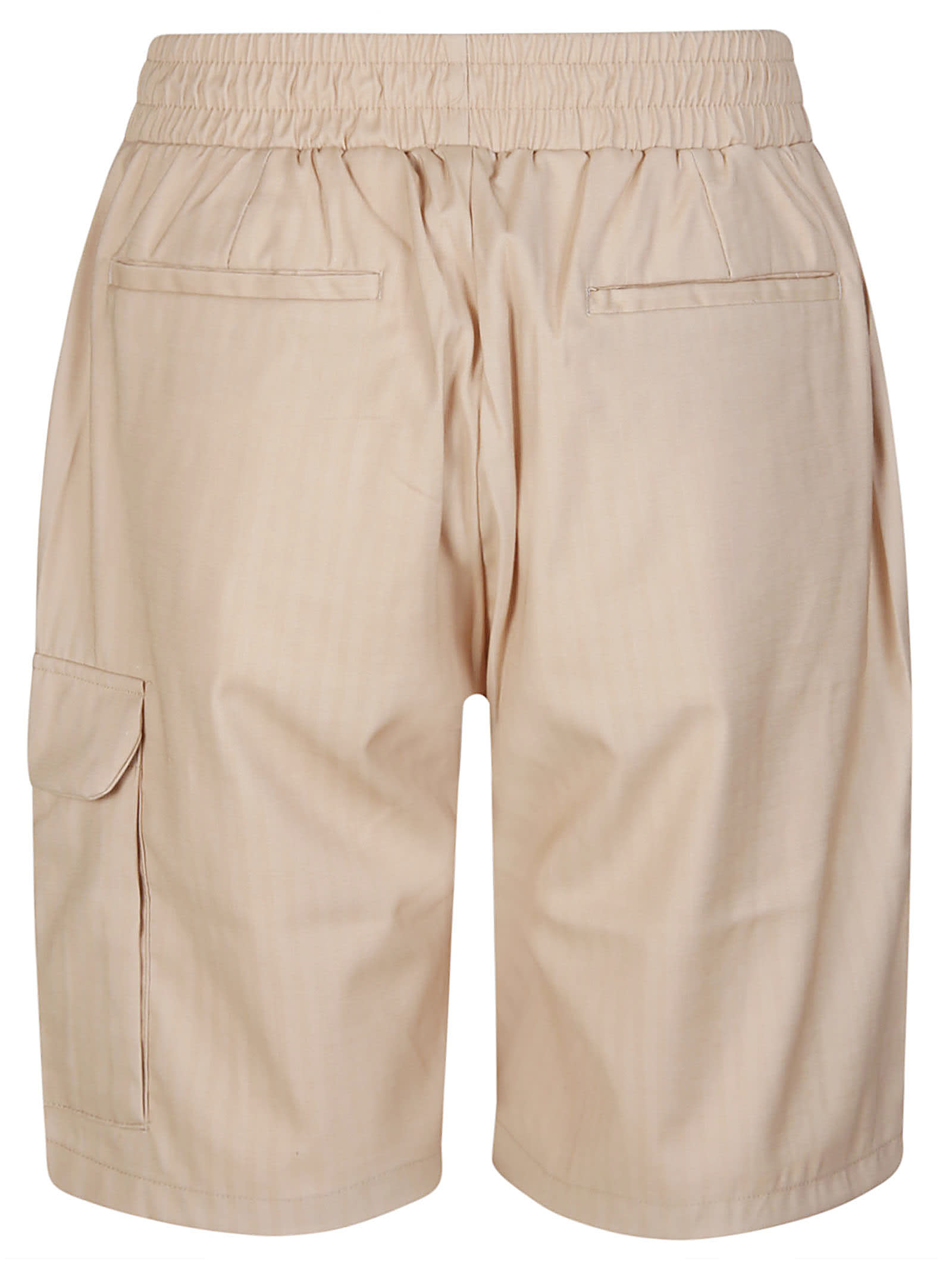 Shop Family First Milano New Cargo Short In Beige