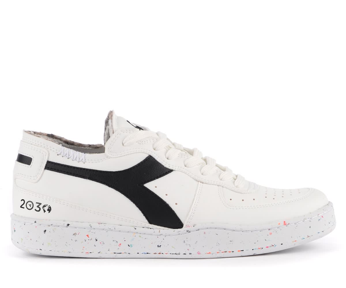 Diadora Mi Basket Row Cut 2030 White Sneaker