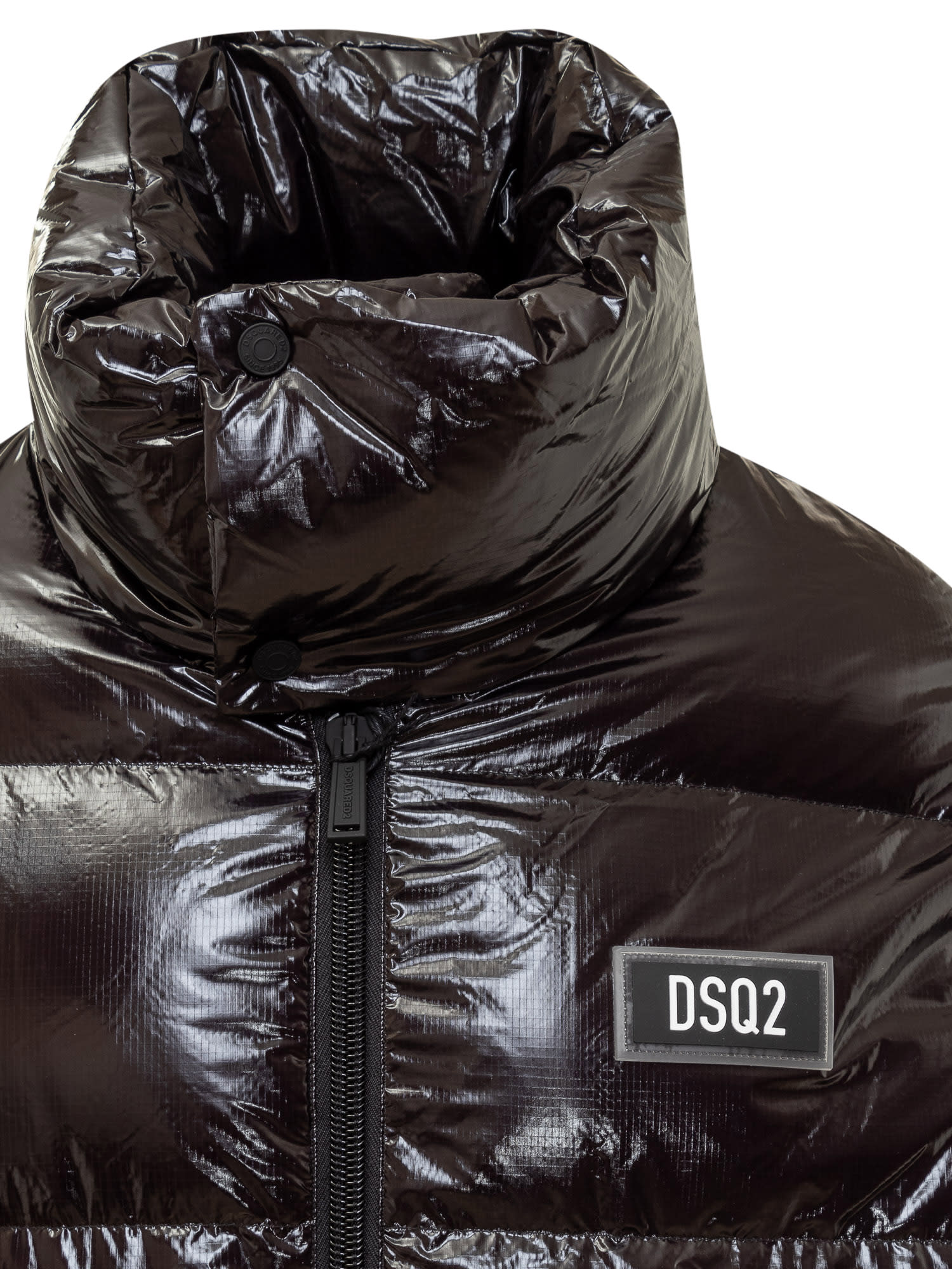 Shop Dsquared2 Light Down Jacket In Black