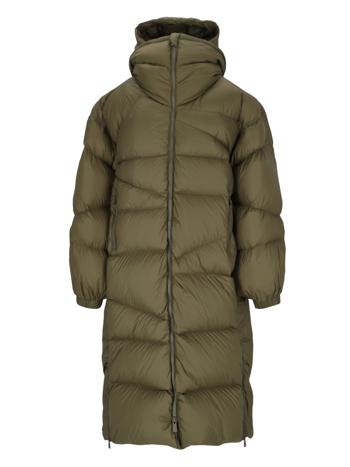 Shop Bacon Double B Maxi Wlt Down Jacket In Green
