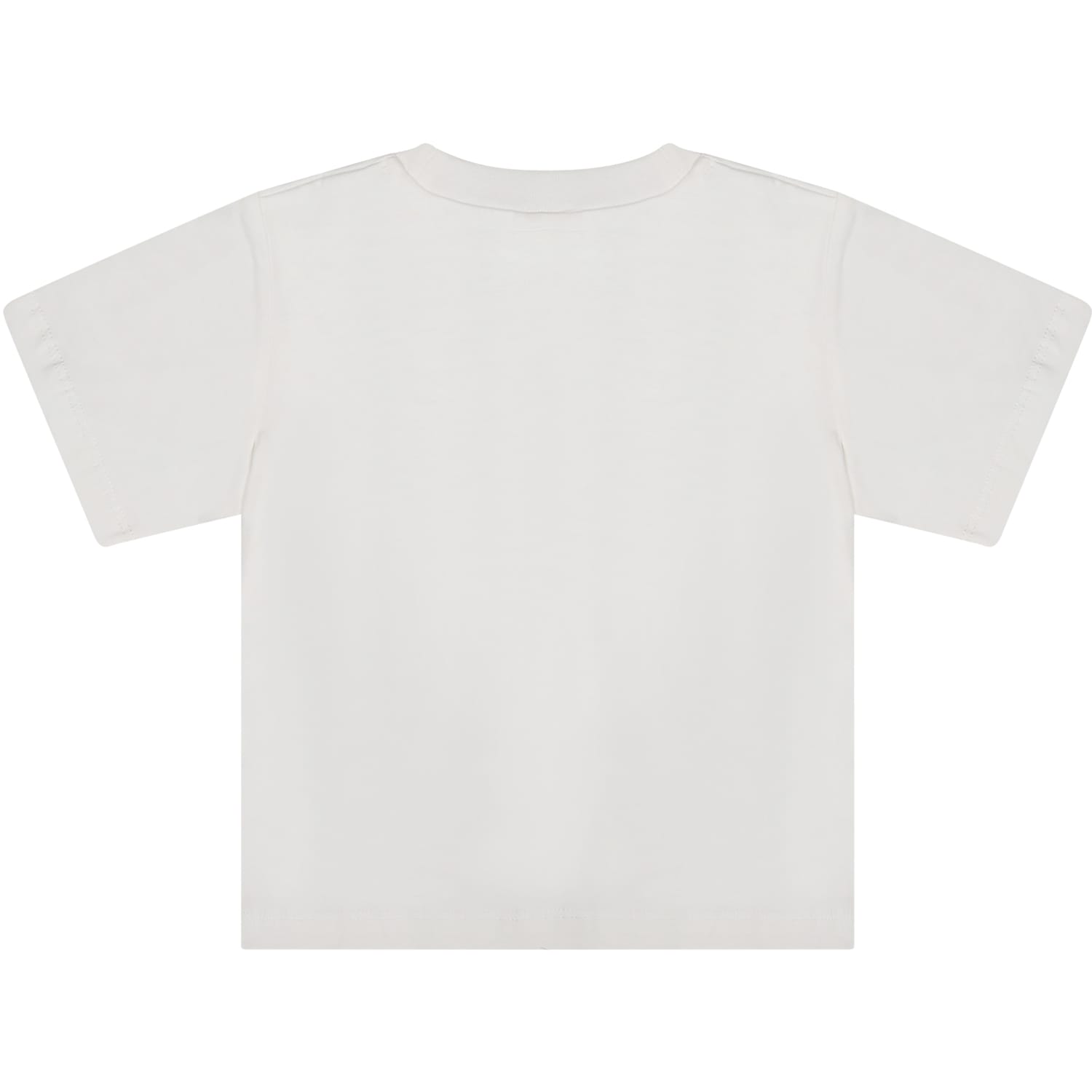 Shop Stella Mccartney White T-shirt For Baby Girl With Logo
