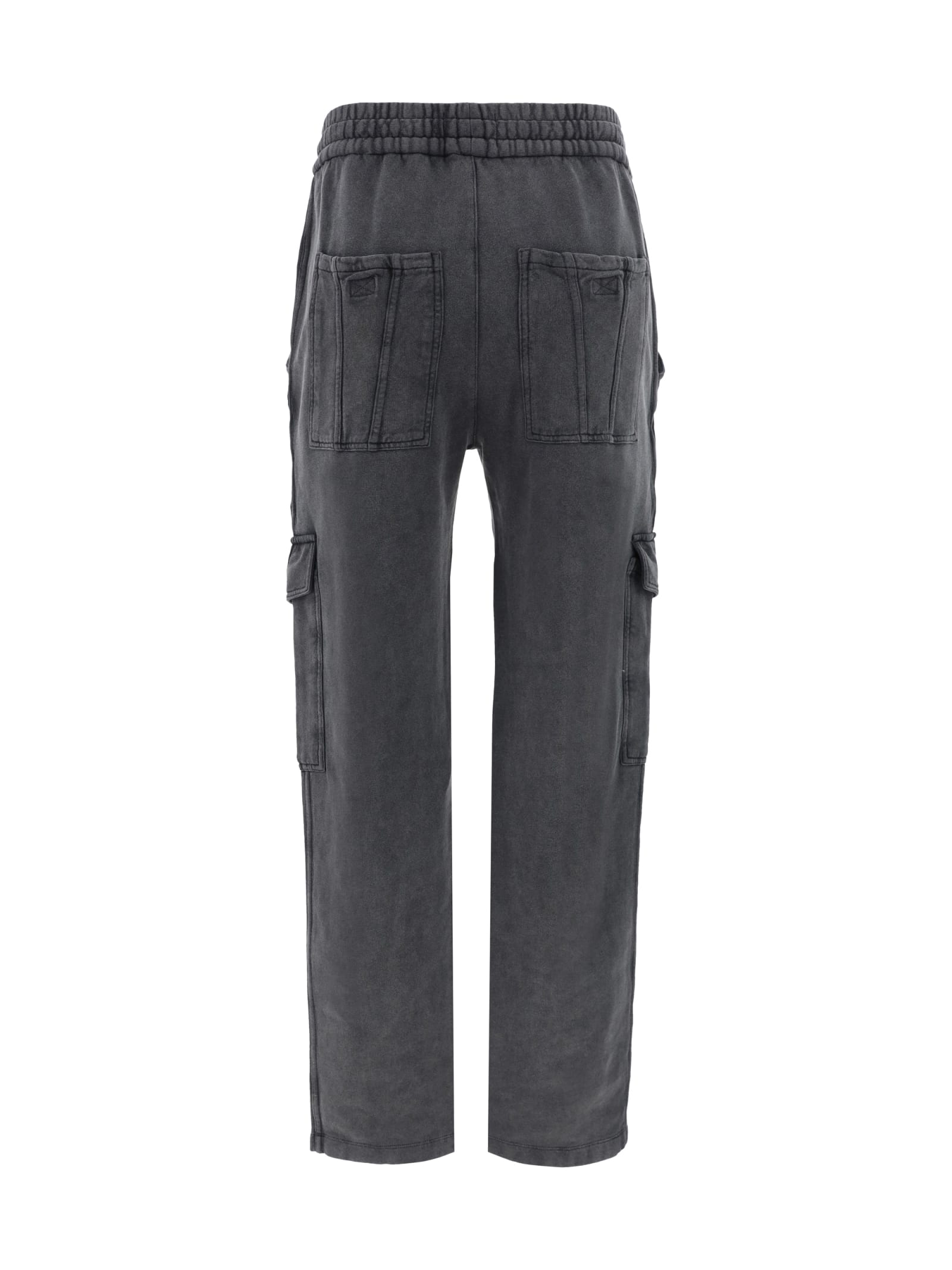Isabel Marant Étoile Peorana Cotton Cargo Pants In Grey