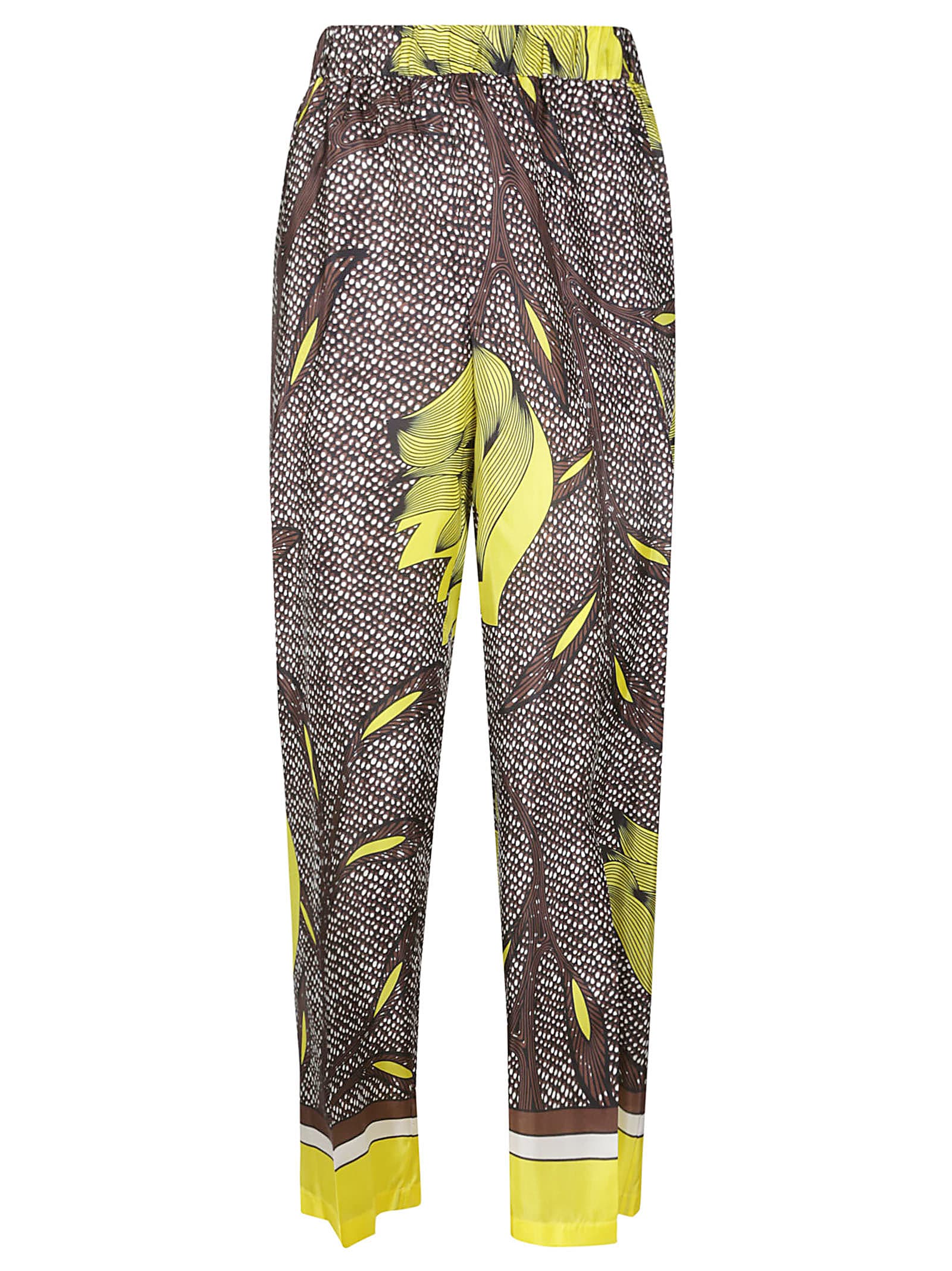 Shop P.a.r.o.s.h Trousers In Yellow