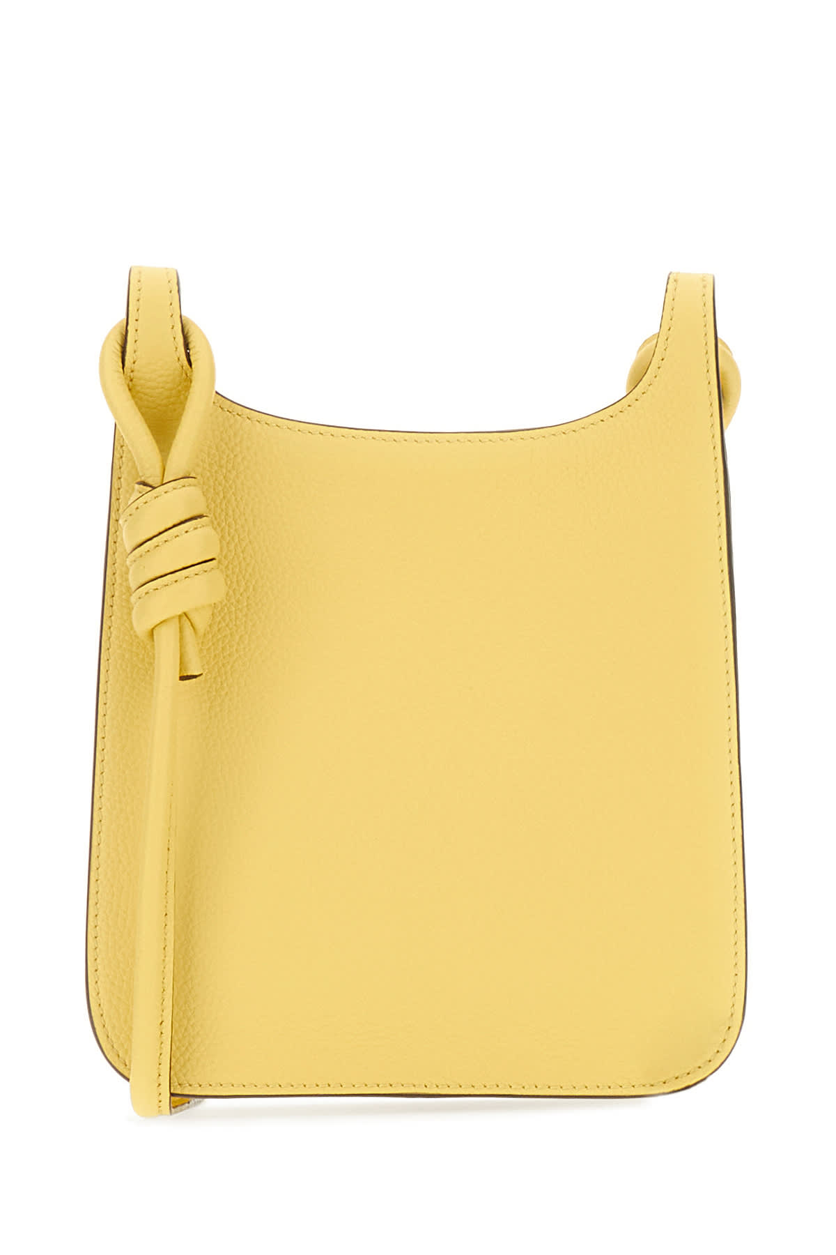 Mcm Yellow Leather Mini Himmel Hobo Crossbody Bag In Y7