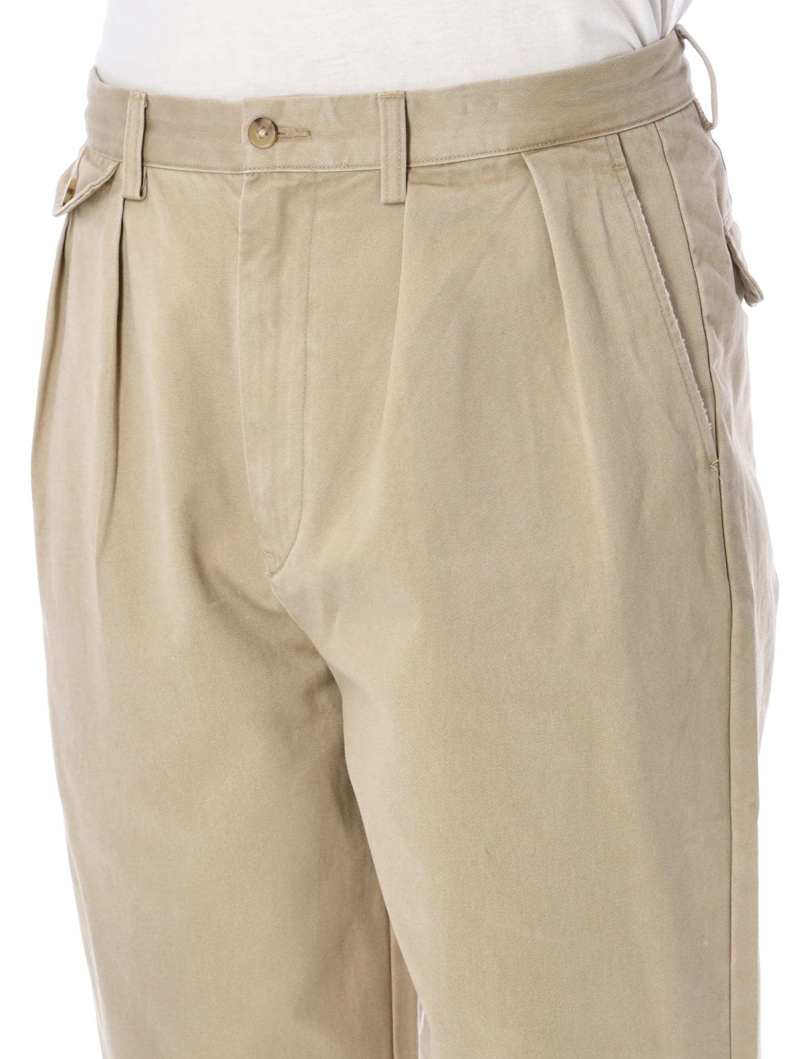 Shop Polo Ralph Lauren Whitman Chino Trousers In Beige