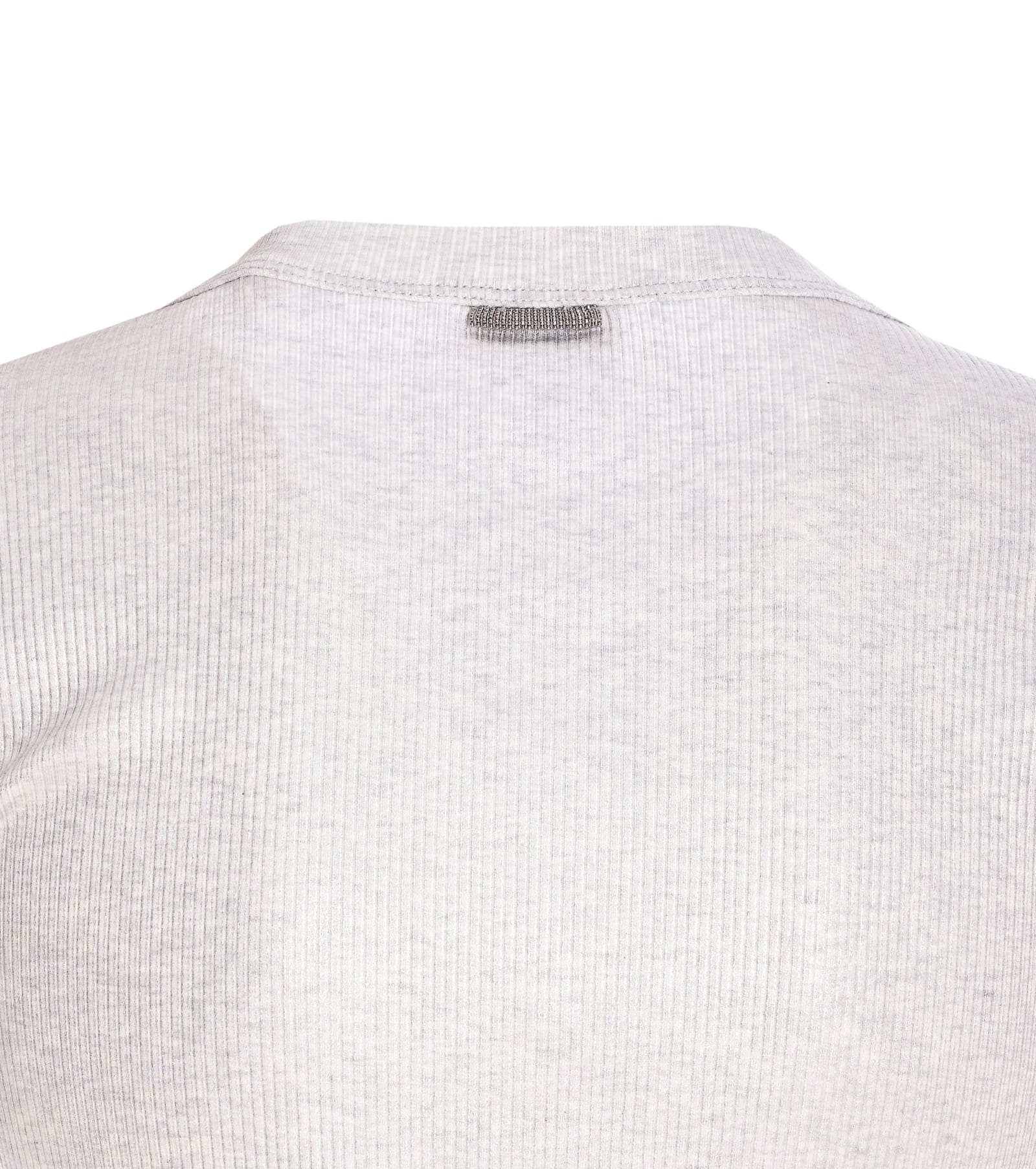 Brunello Cucinelli T-shirts And Polos In Silver