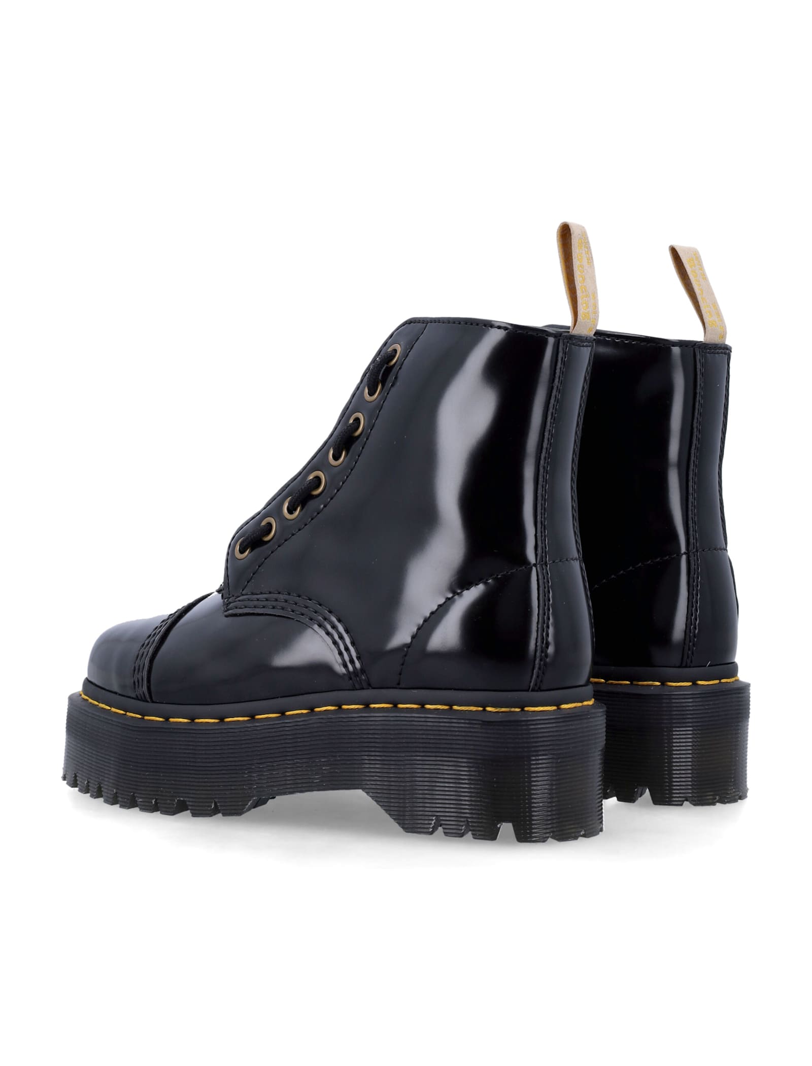 Shop Dr. Martens' Vegan Sinclaire Platform Boots In Black