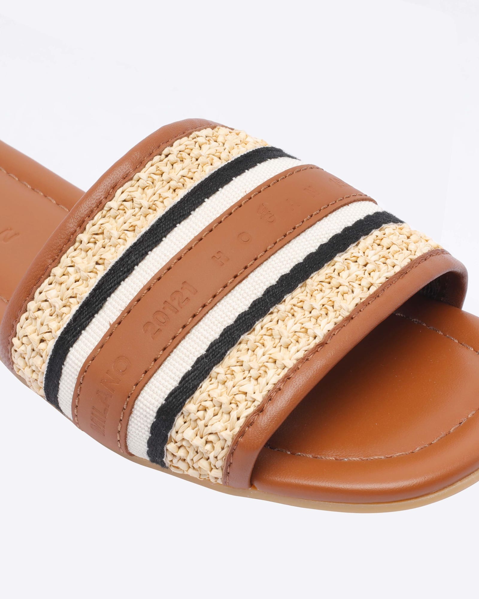 Shop Hogan Sandals In Brown