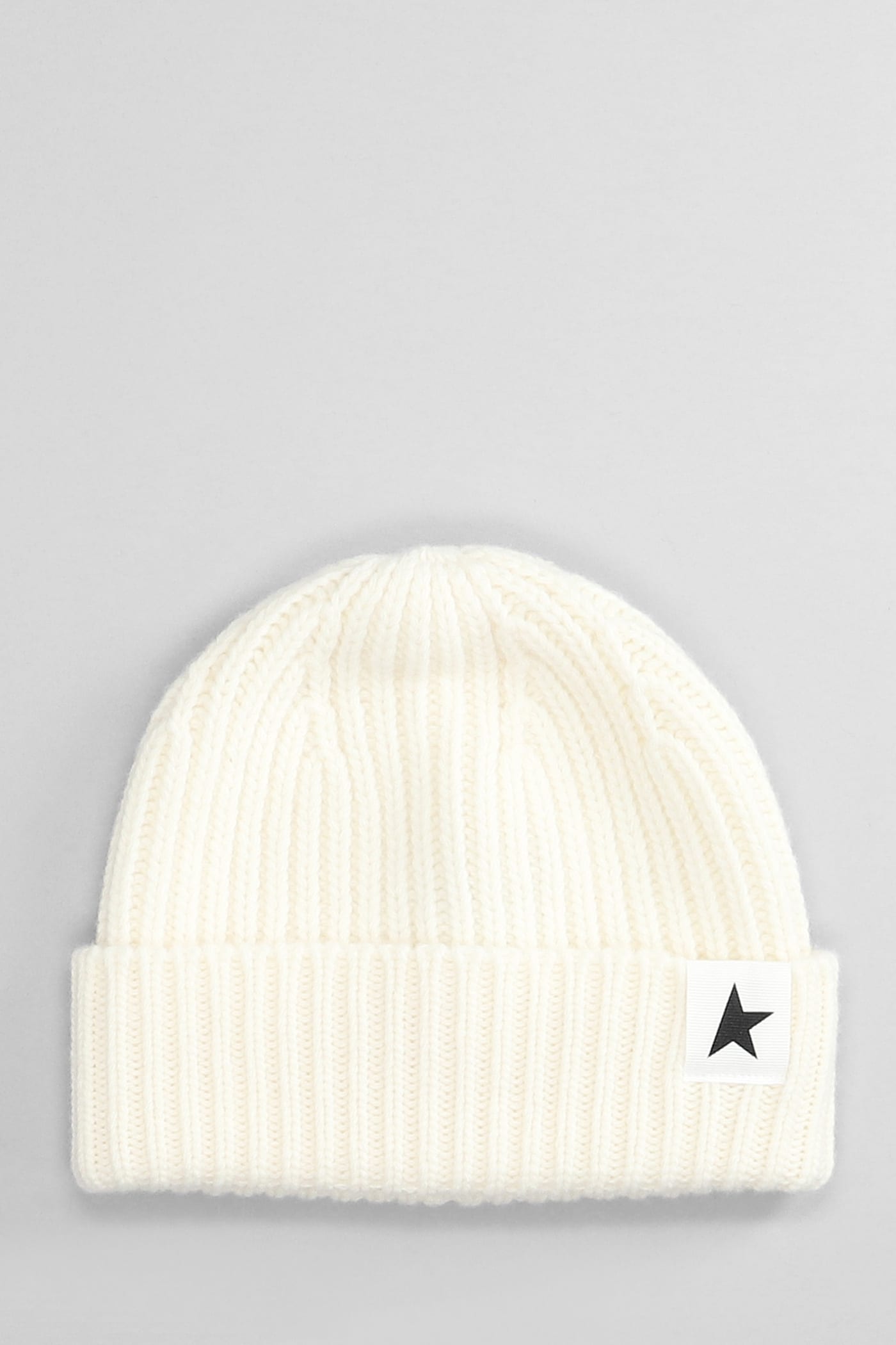 Shop Golden Goose Damian Hats In Beige Wool