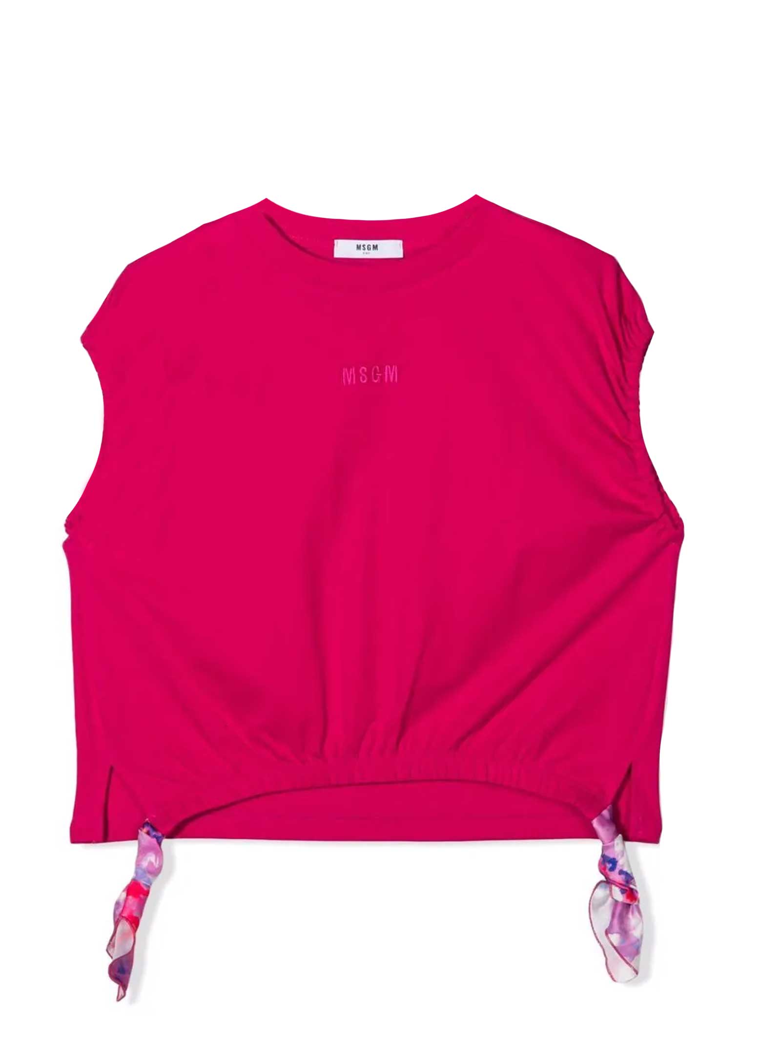 MSGM Fuchsia T-shirt Teen Girl