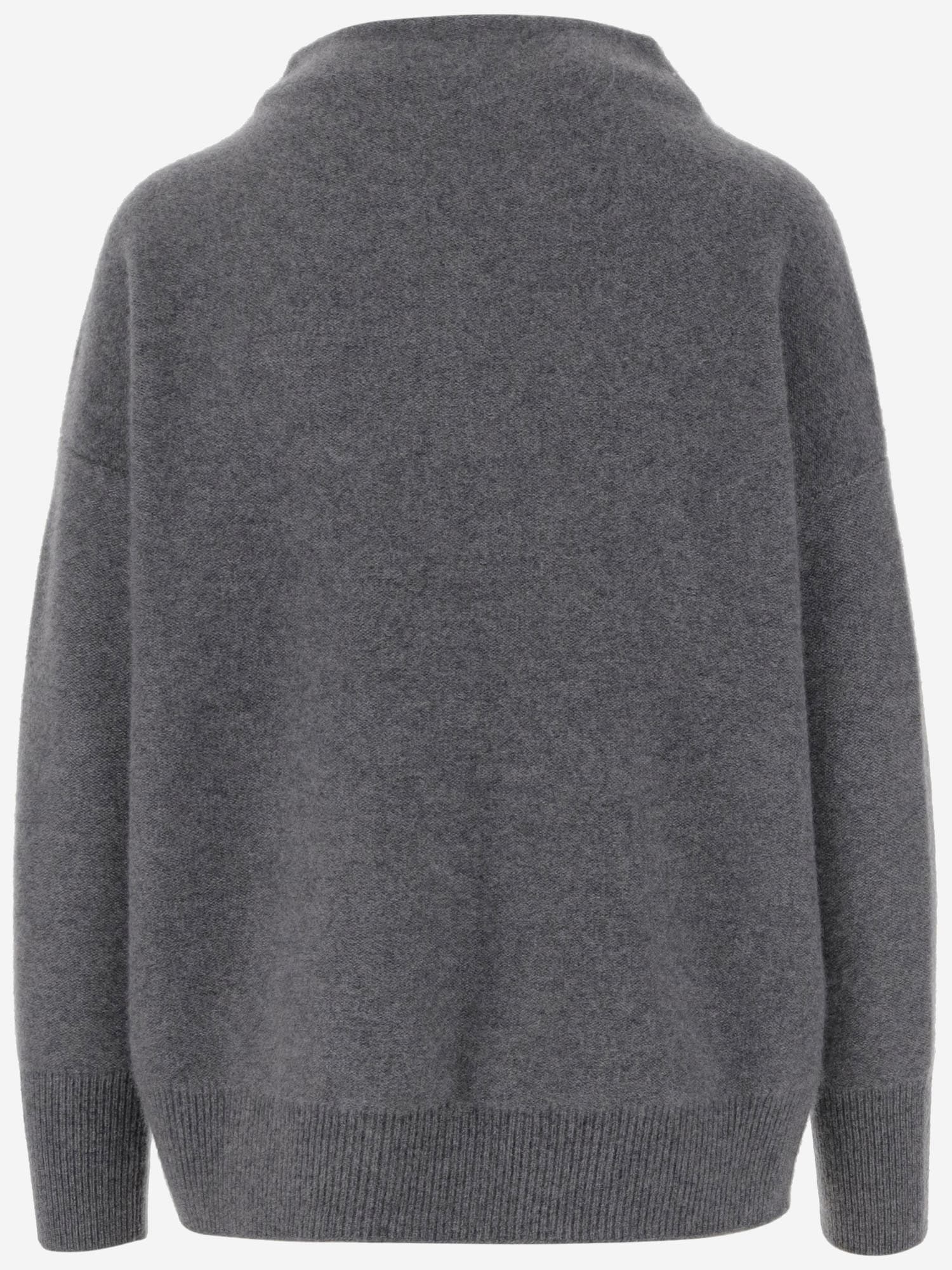 Shop Vince Cashmere Sweater In Grey