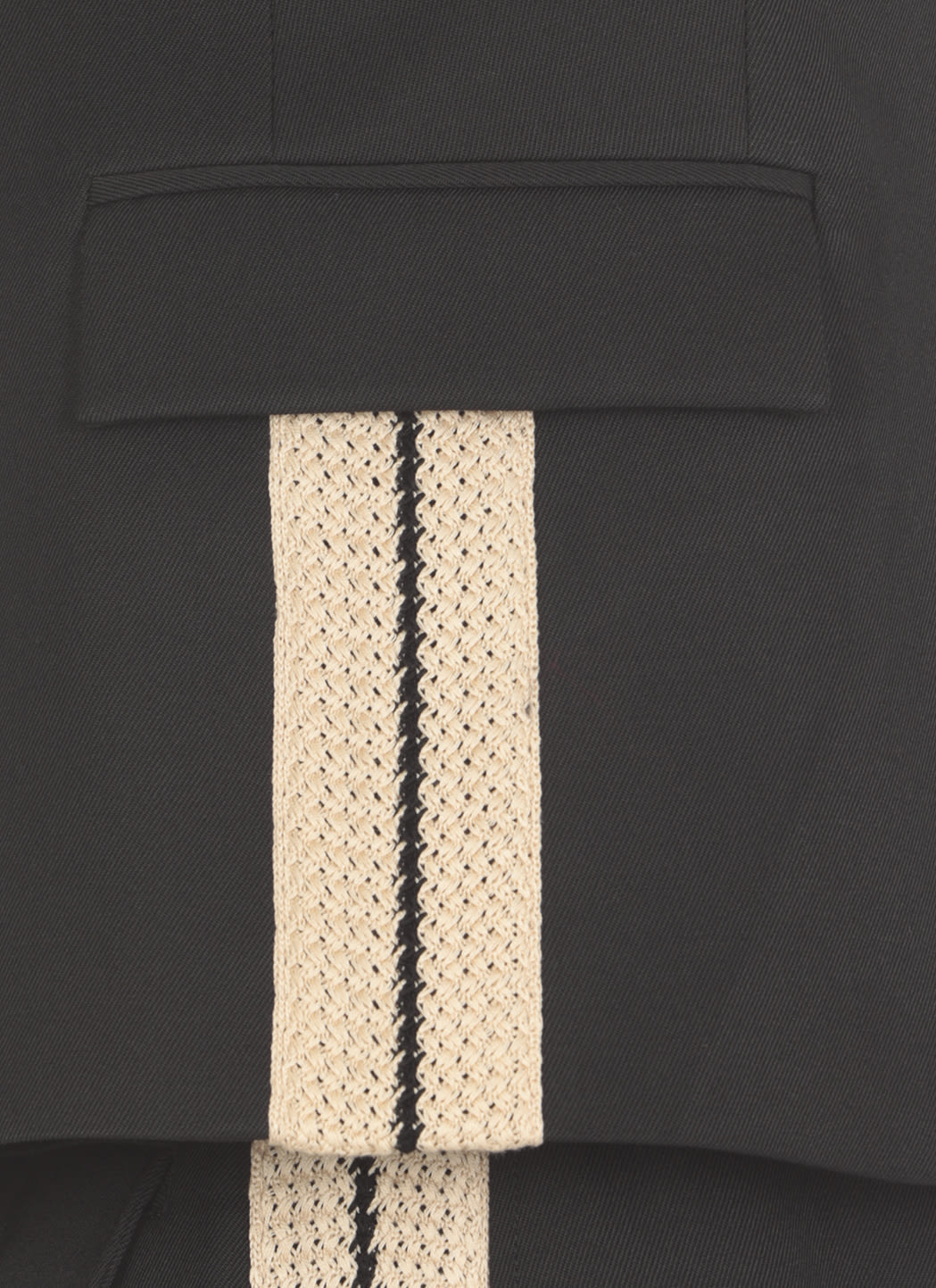 Palm Angels Virgin Wool Blended Jacket In Black