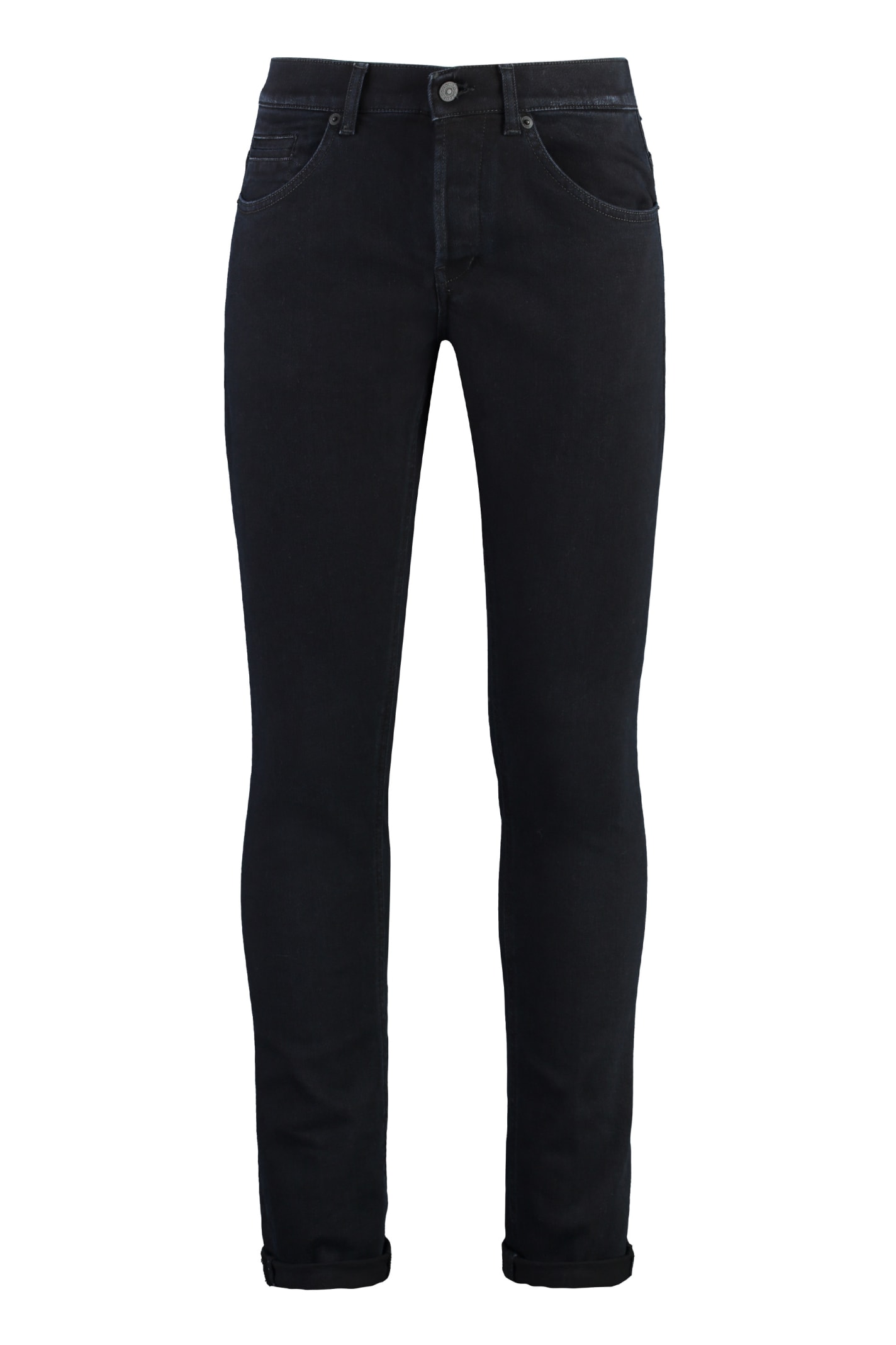 Shop Dondup George Skinny Jeans In Blue