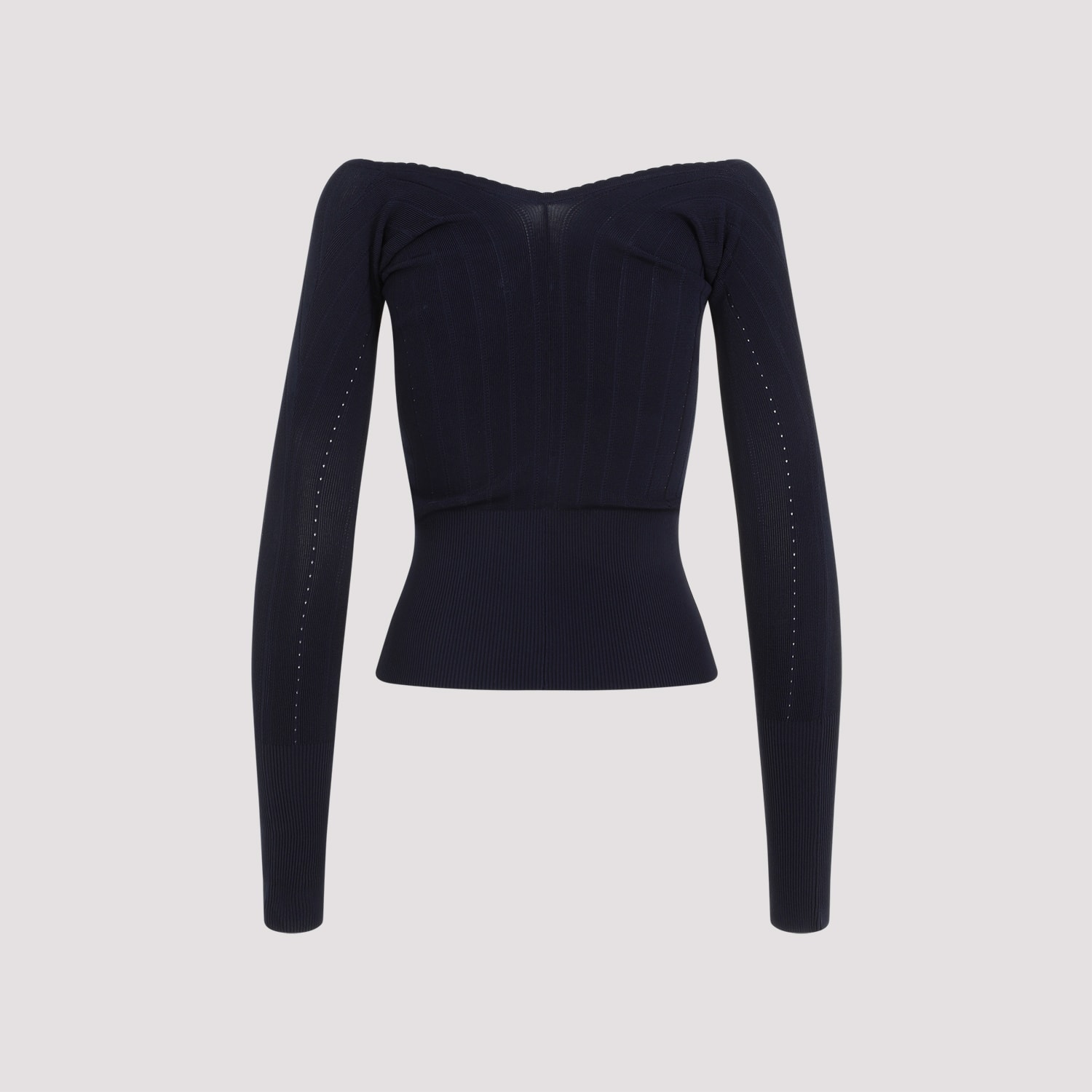 Shop Jacquemus Le Haut Pralù In Dark Navy