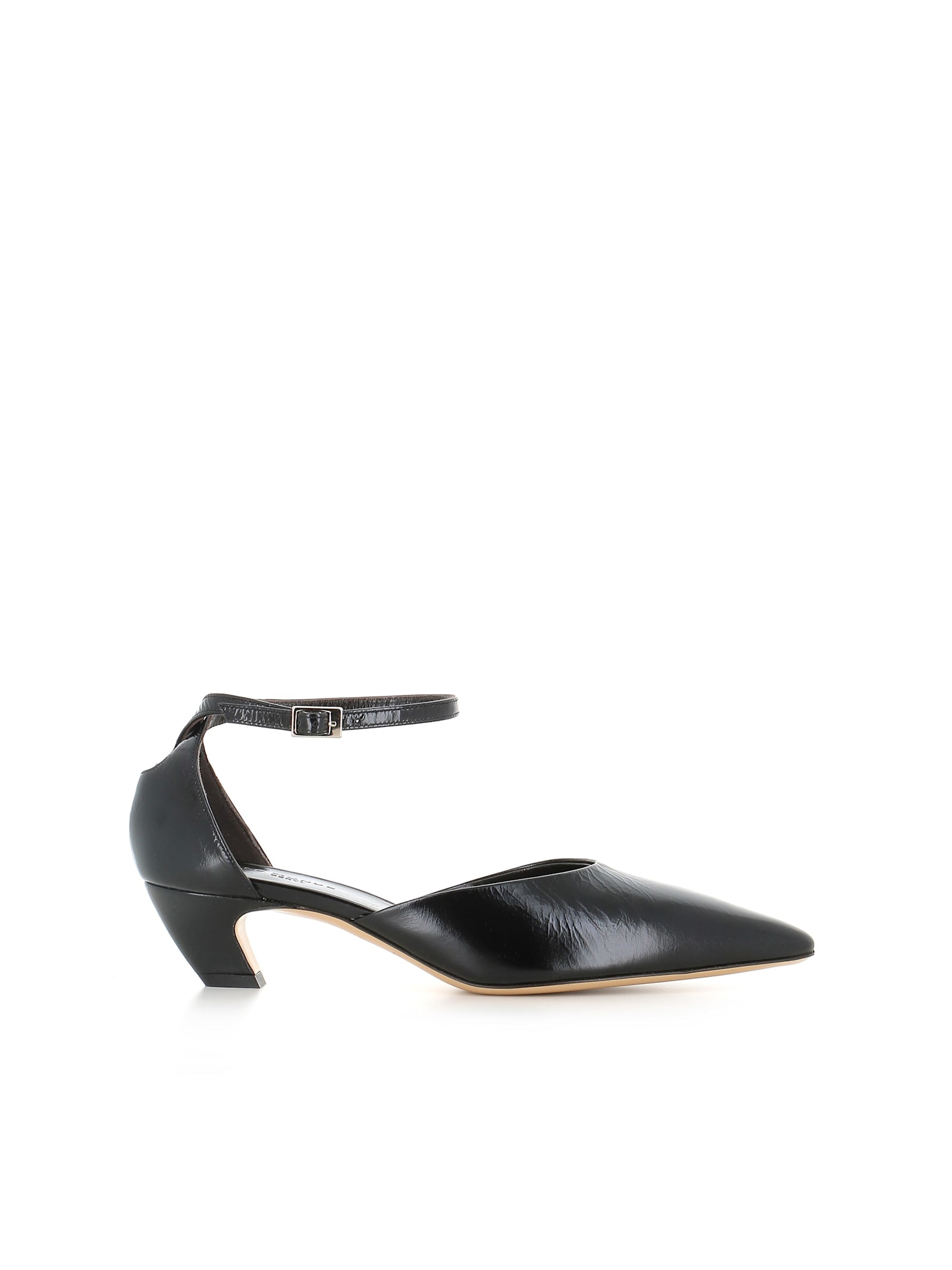 Le Monde Beryl 45mm Crocodile-effect Pumps In Black