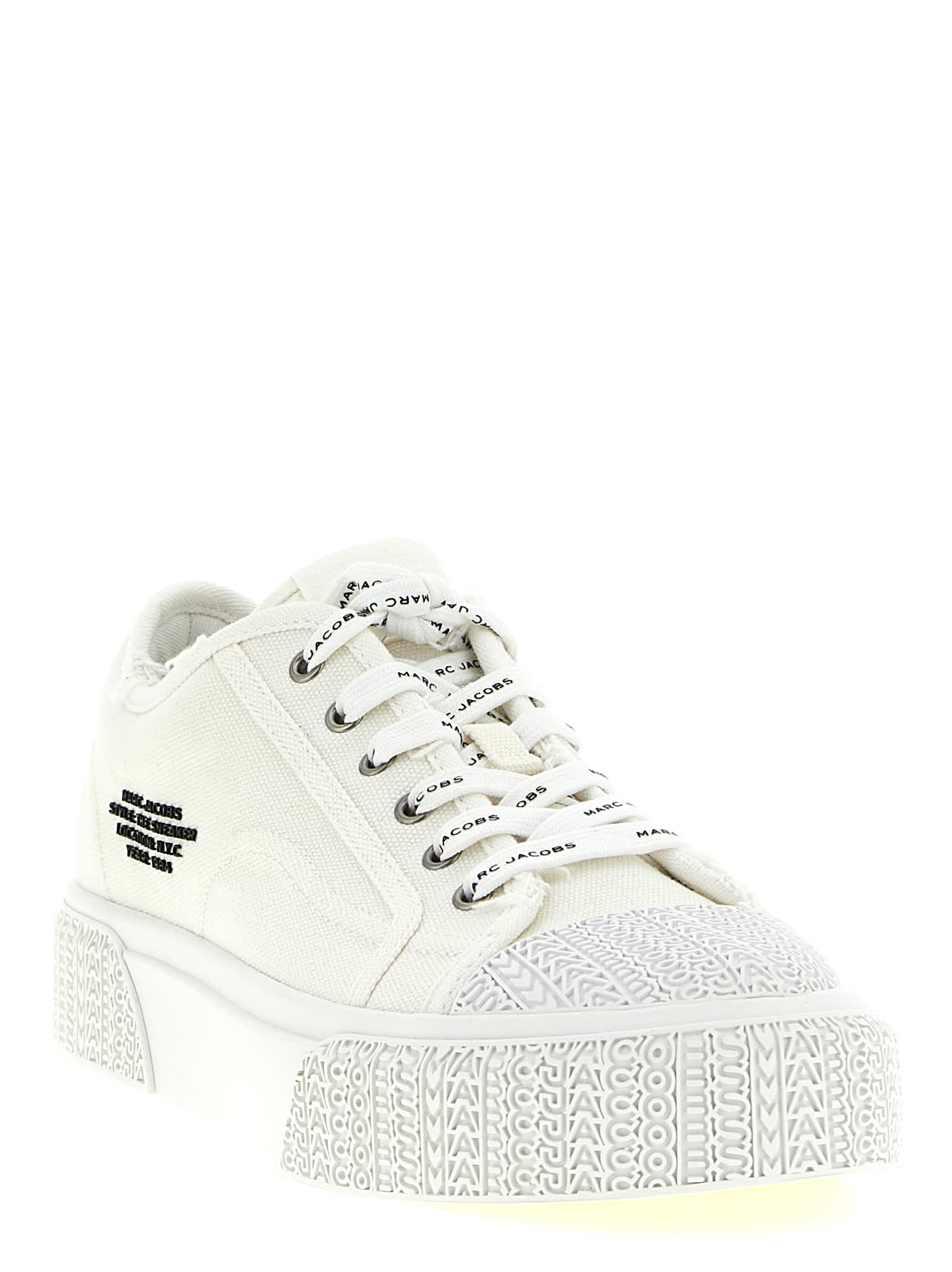 Marc Jacobs The Canvas Low-top Sneakers In White