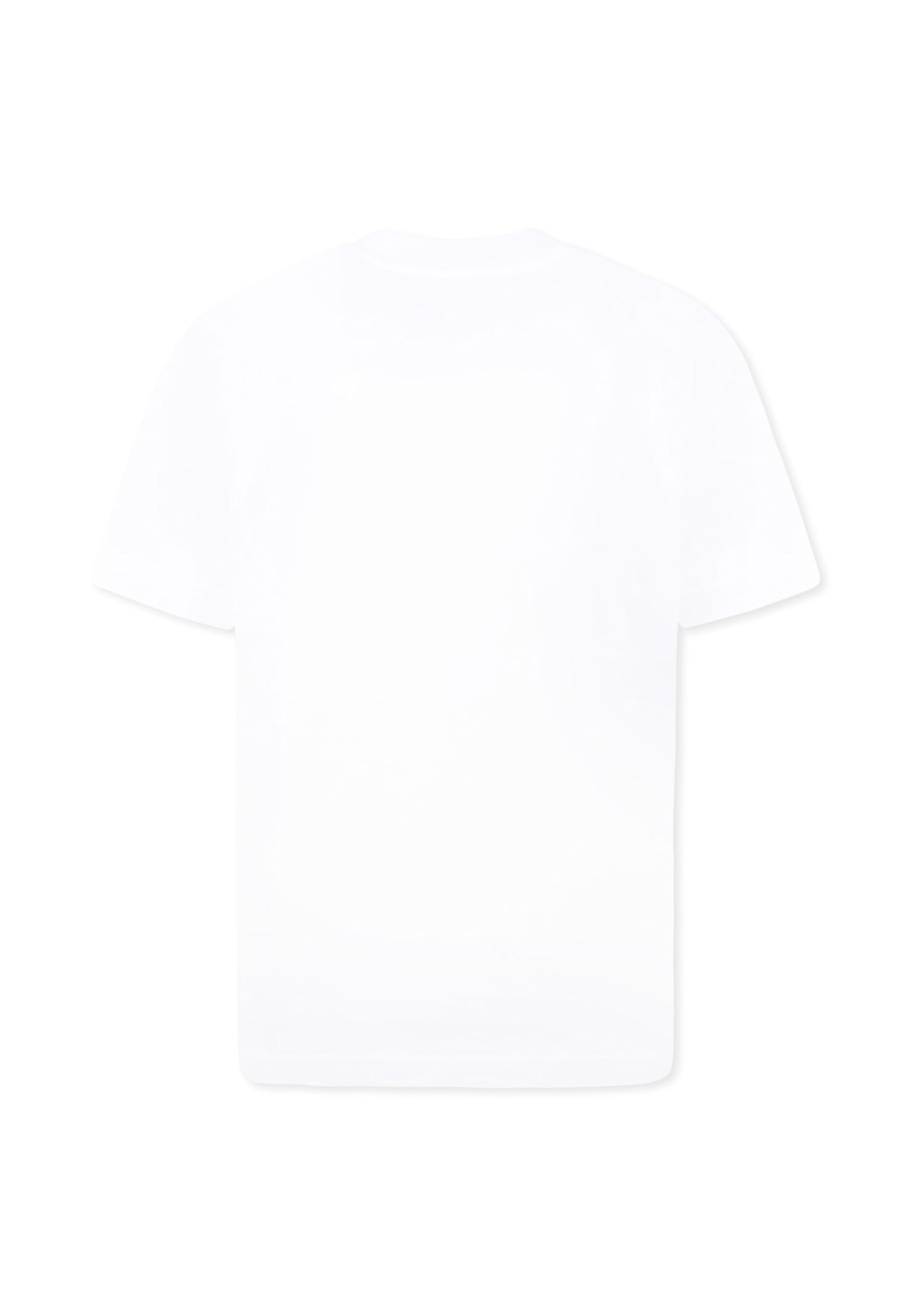 Dsquared2 White T-shirt For Boy With Logo In White