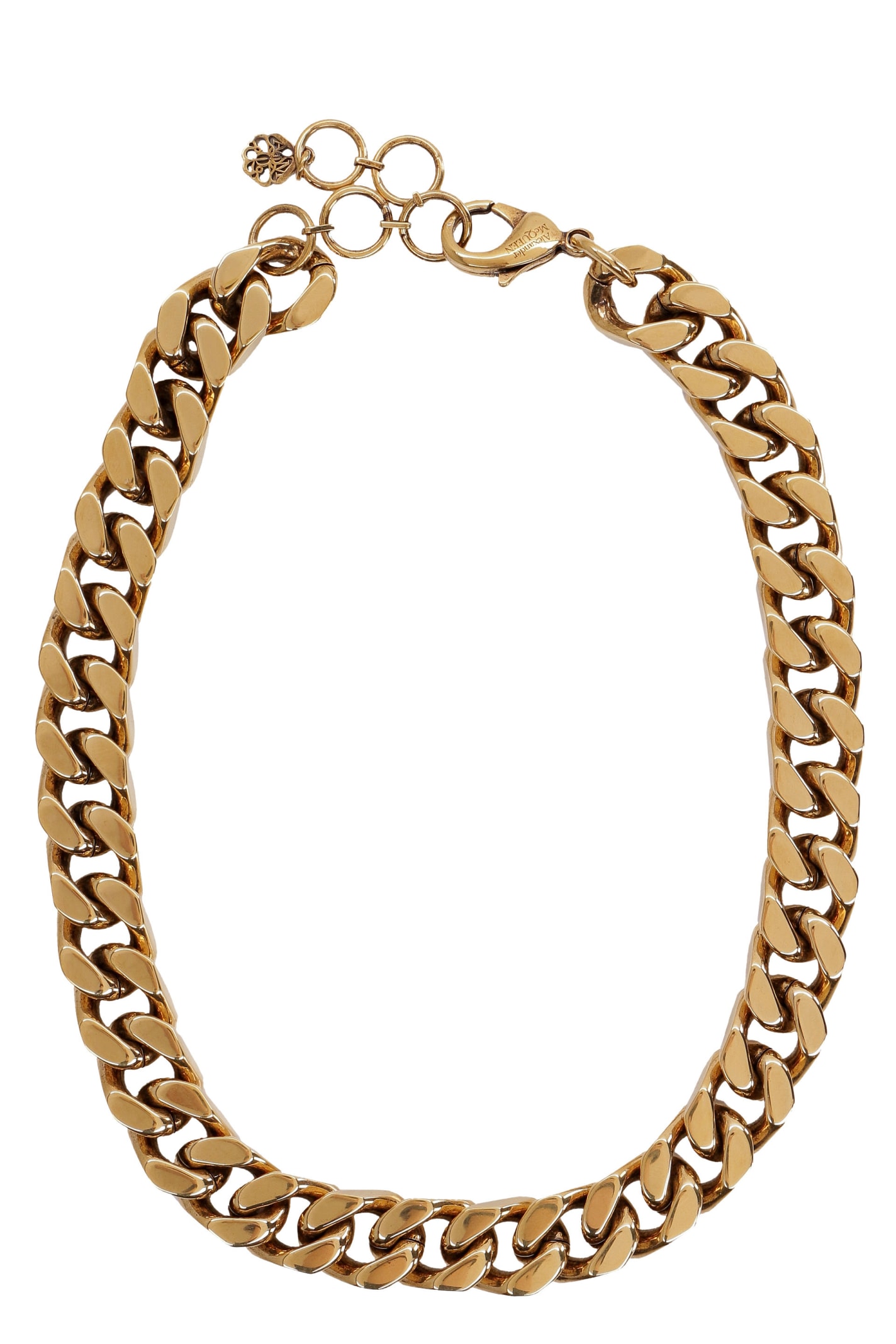 Alexander McQueen Gold-tone Metal Necklace