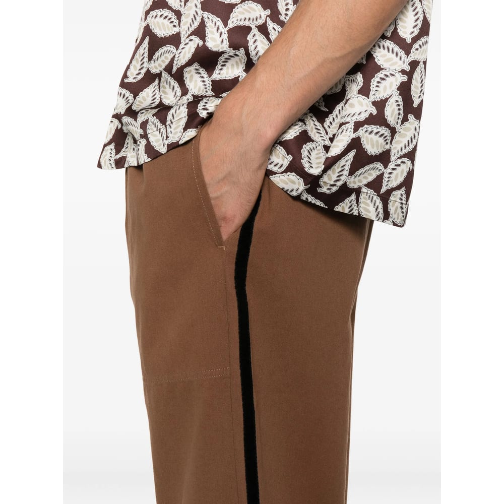 Bode Trim-detail Trousers In Brown