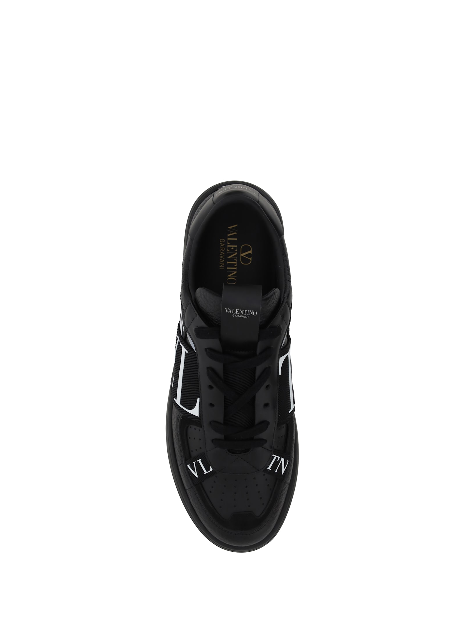 Valentino Garavani Vltn Ribbon Sneakers In Nero