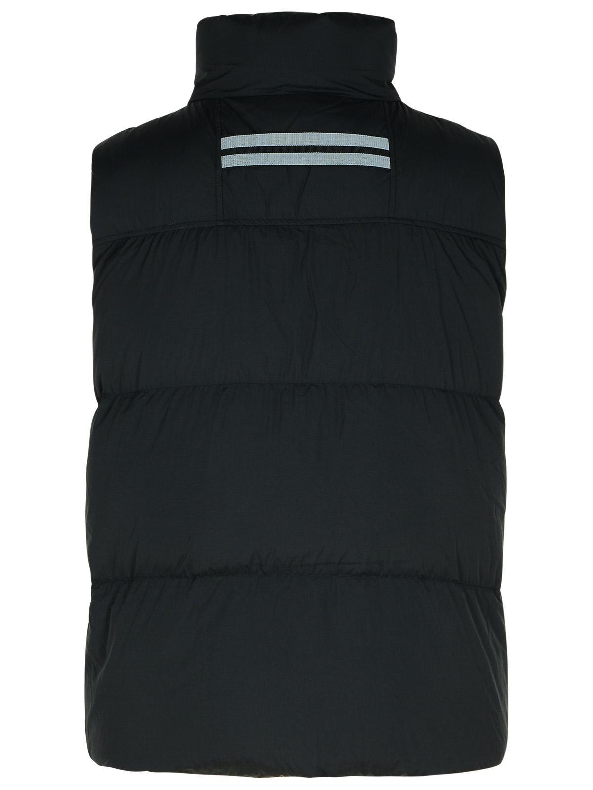 Shop Canada Goose Lawrence Puffer Vest In Black