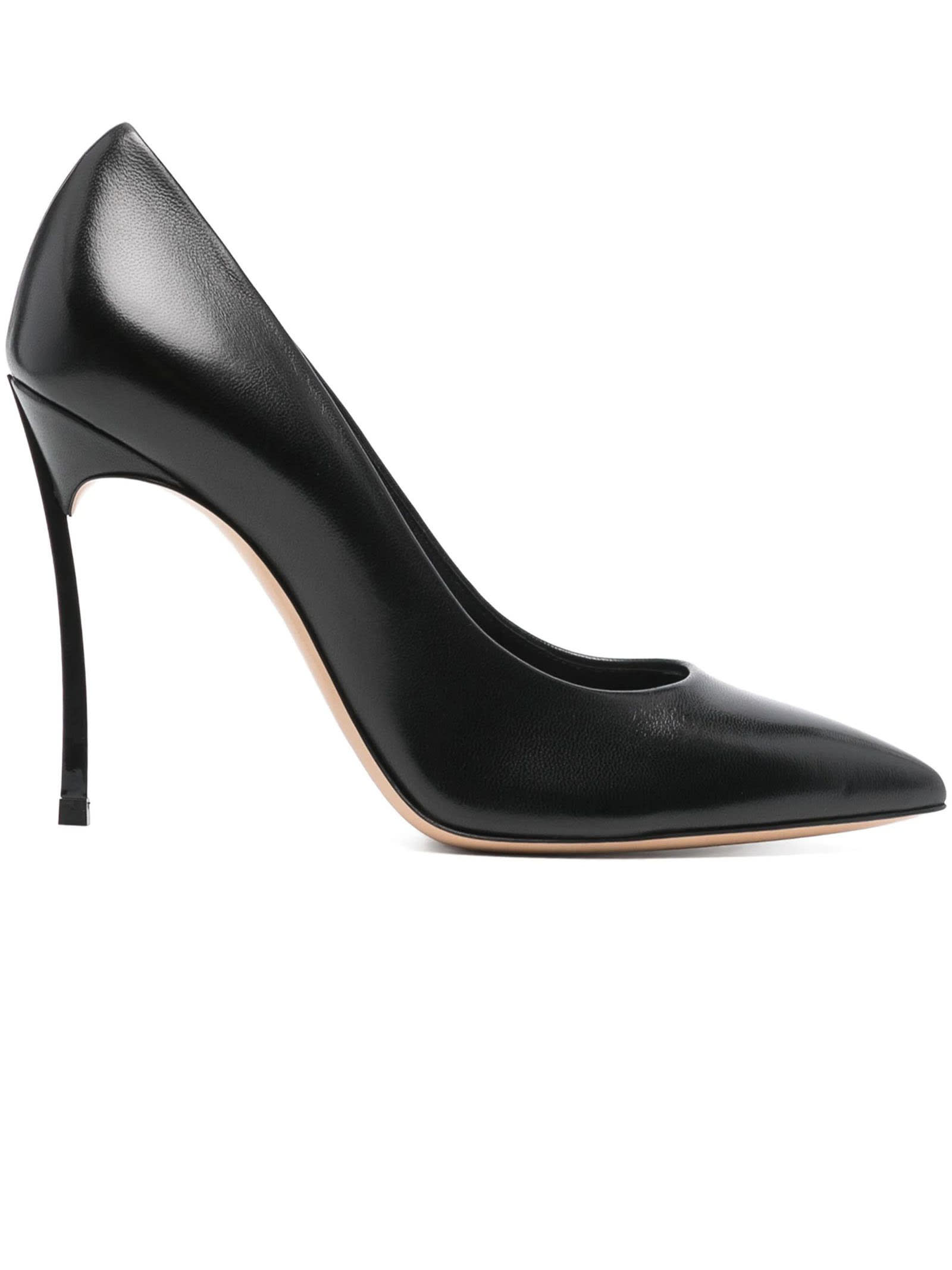 Shop Casadei Black Superblade Wonder Pumps