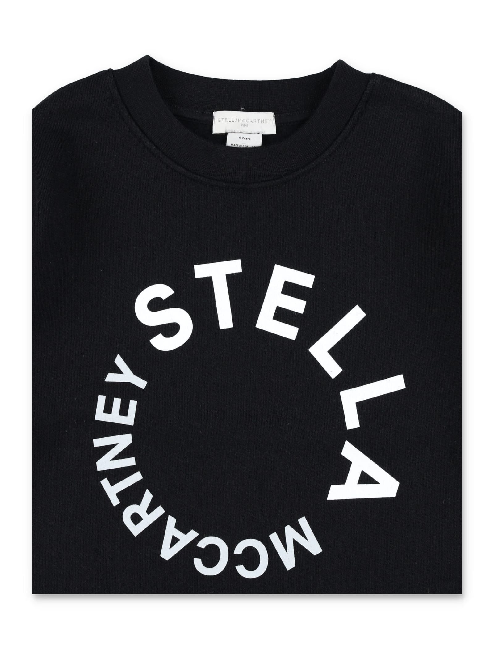 Shop Stella Mccartney Logo Fleece In Black