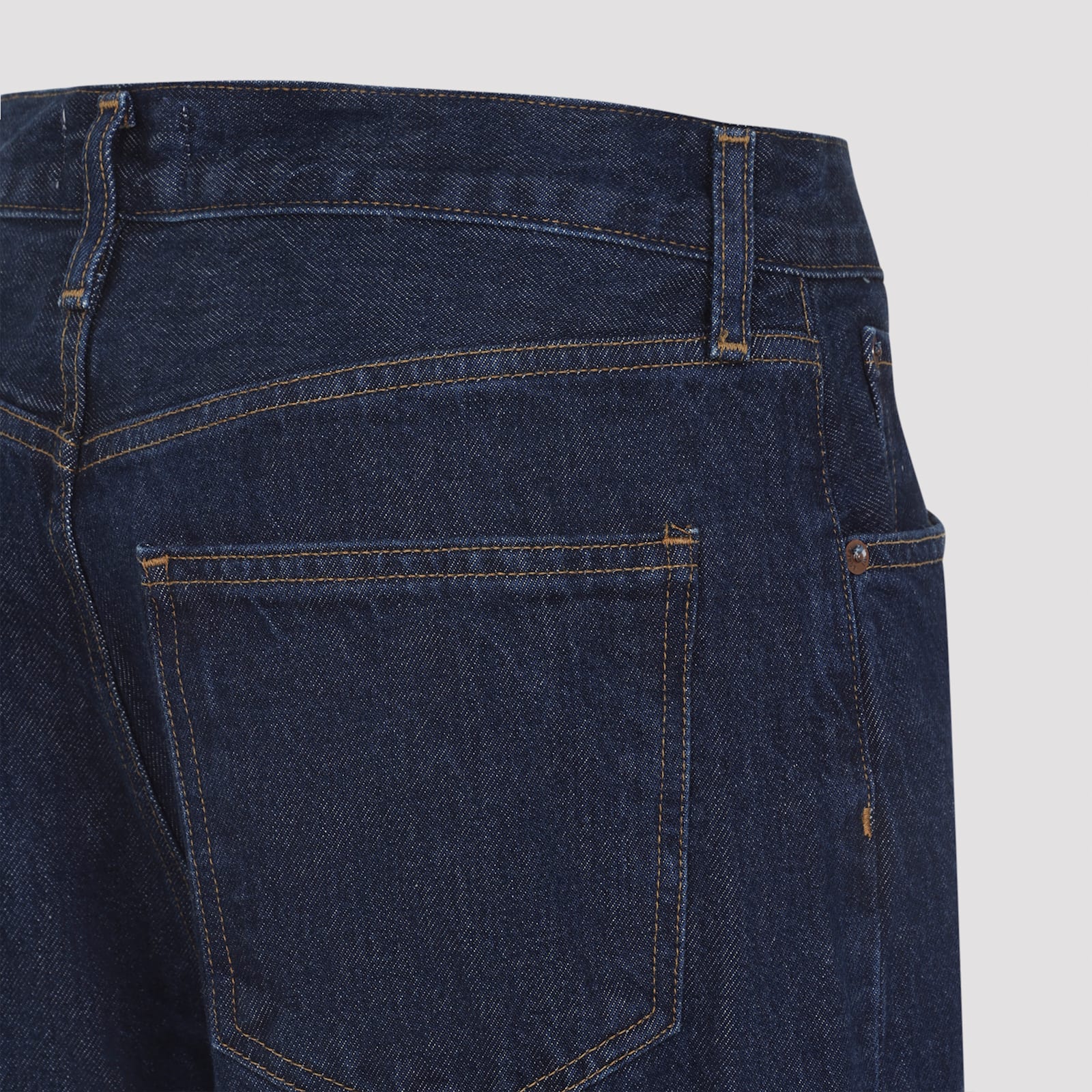Agolde Cotton Dame Jeans In Blue