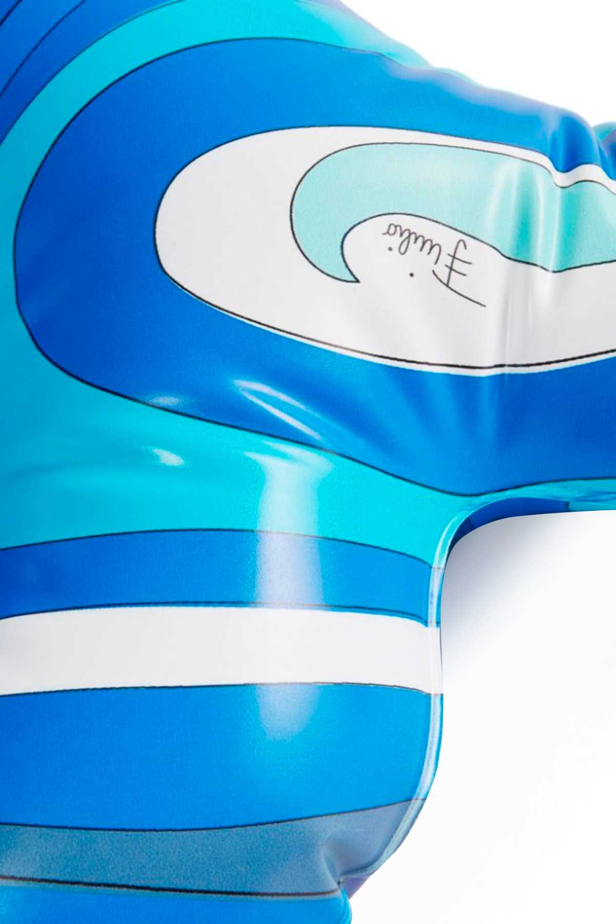 Pucci Printed Pvc Inflatable In Blu