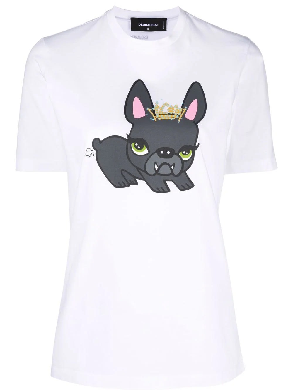 Dsquared2 Woman White Icon Hilde Relax T-shirt